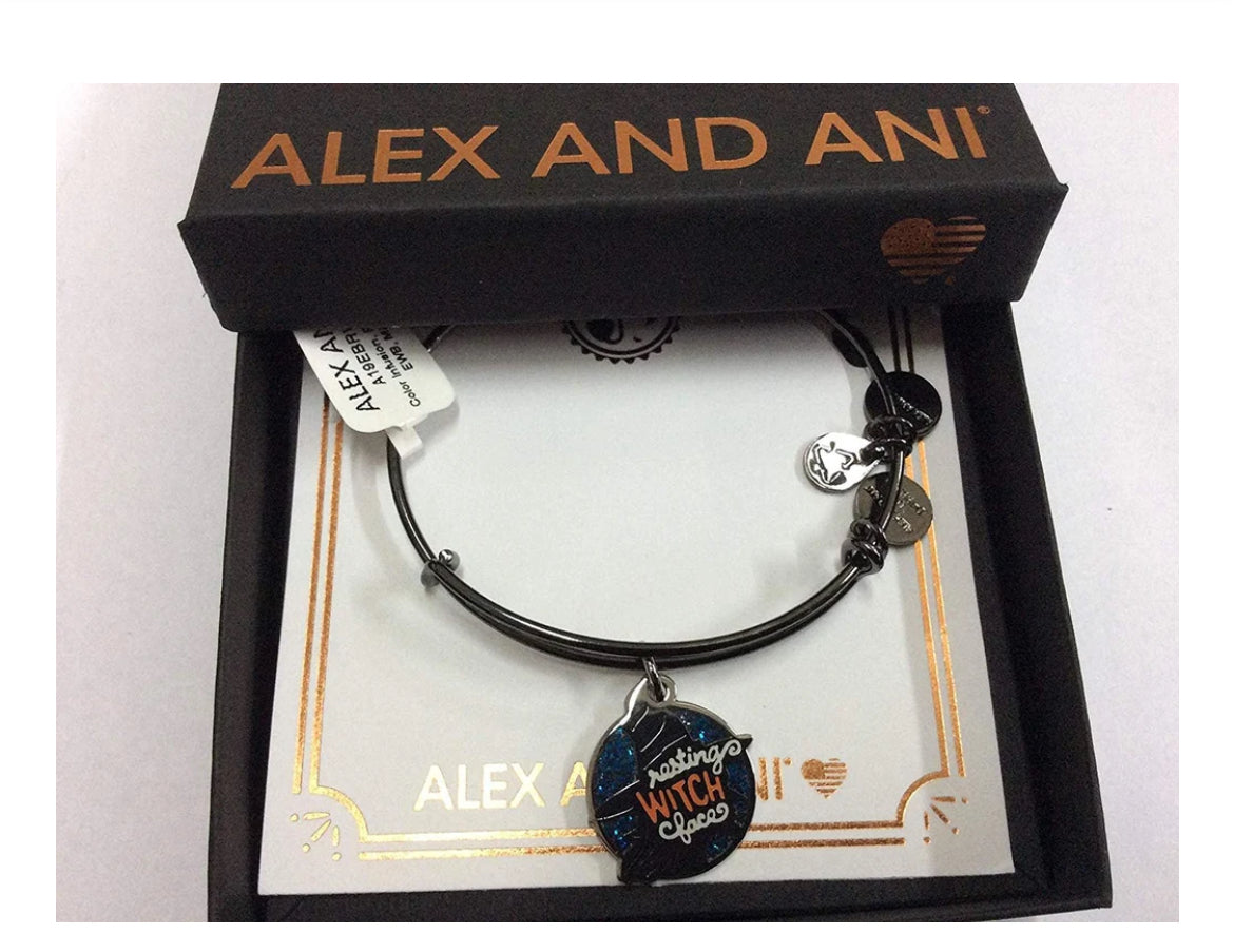 Alex and Ani Halloween Resting Witch Face Bracelet - New with Tags & Gift Box