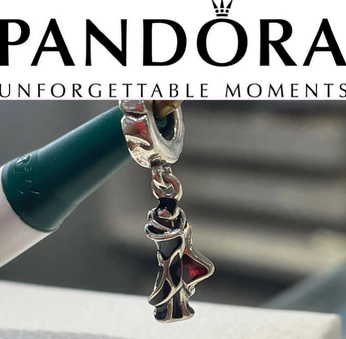 Rare Pandora Halloween Count Dracula Romania Country Exclusive Dangle Charm