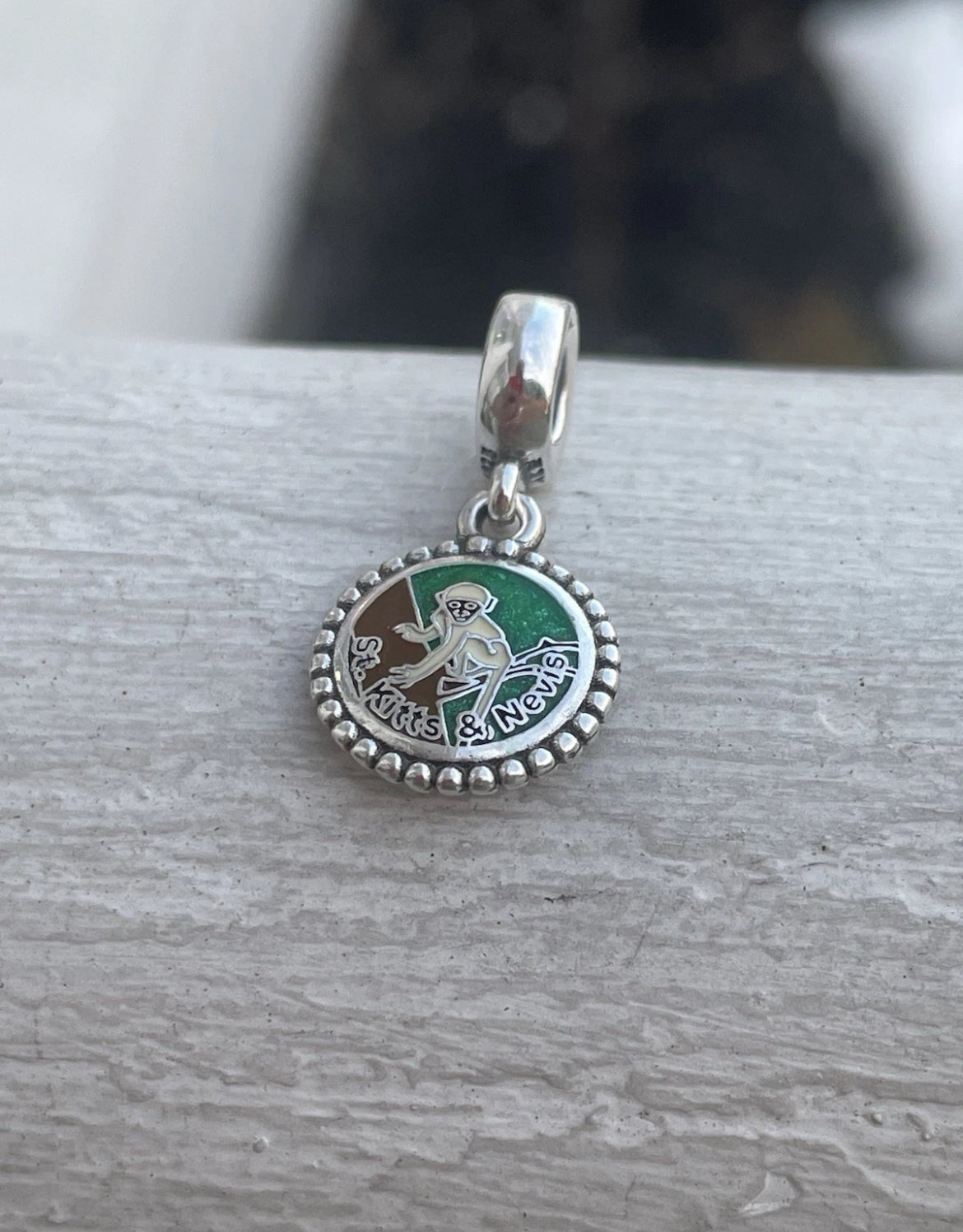 Pandora St. Kitts & Nevis Island Country Exclusive Travel Vacation Dangle Charm