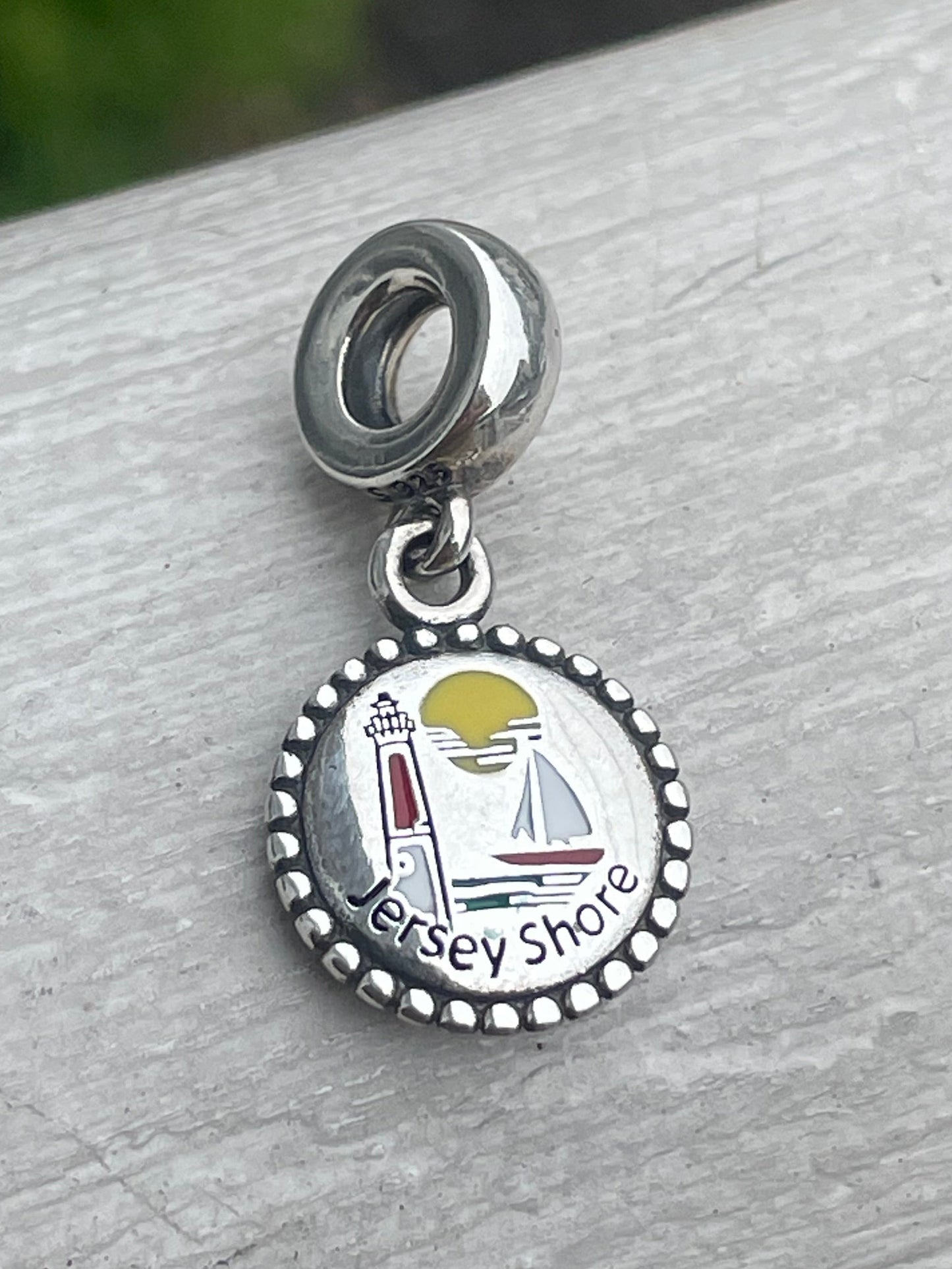 Pandora Jersey Shore New Jersey State Exclusive Dangle Moments Travel Charm