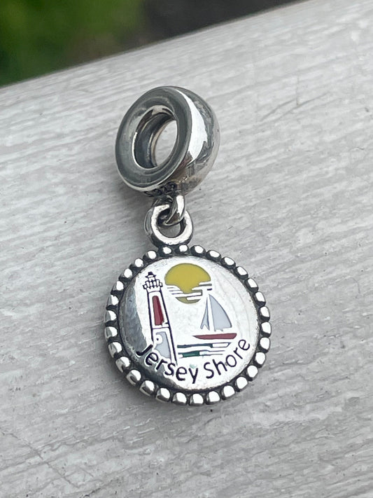 Pandora Jersey Shore New Jersey State Exclusive Dangle Moments Travel Charm