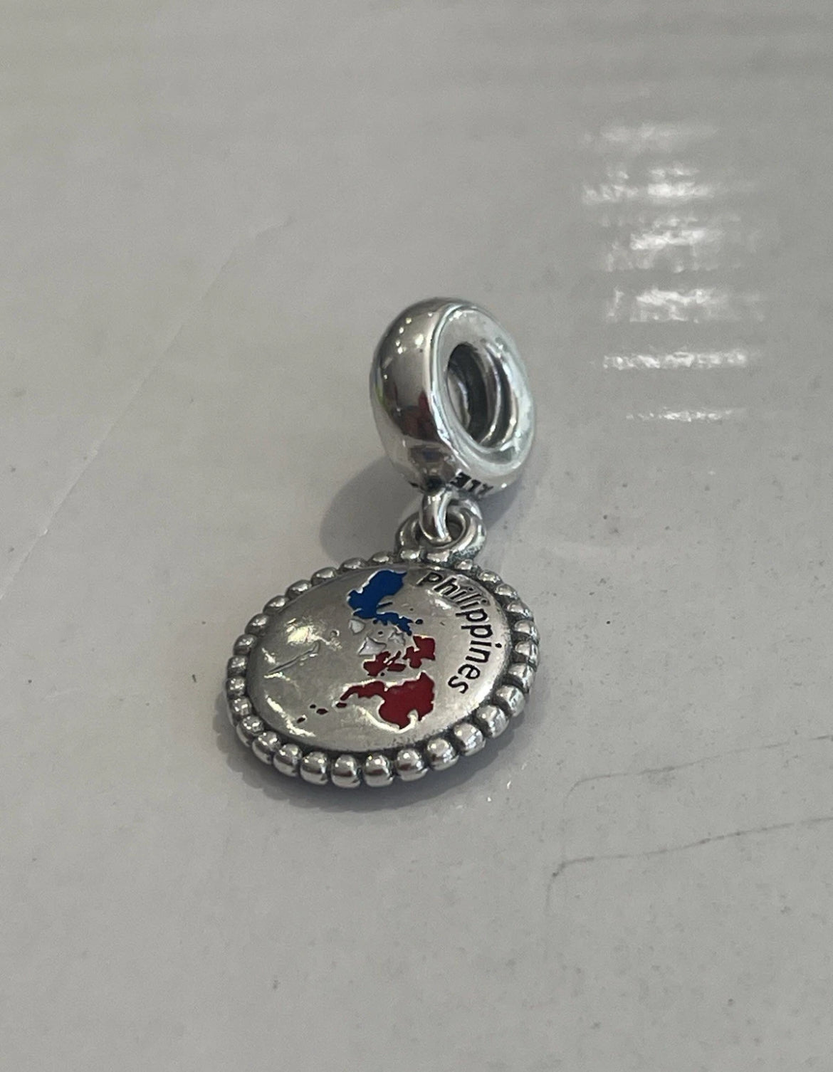 Pandora Philippines Exclusive Country Flag Map Dangle Moments Charm