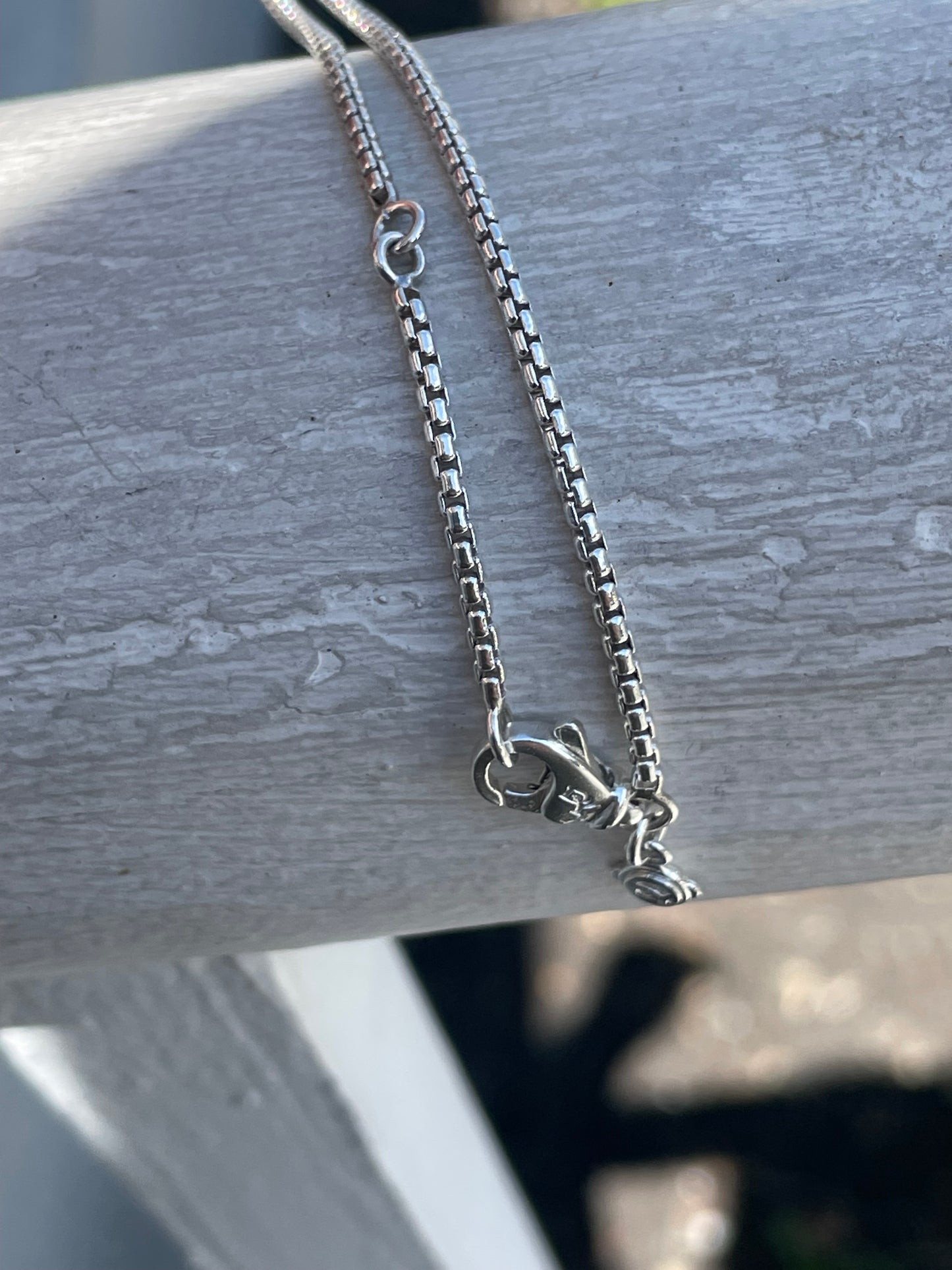 David Yurman White Topaz Infinity Necklace 17”