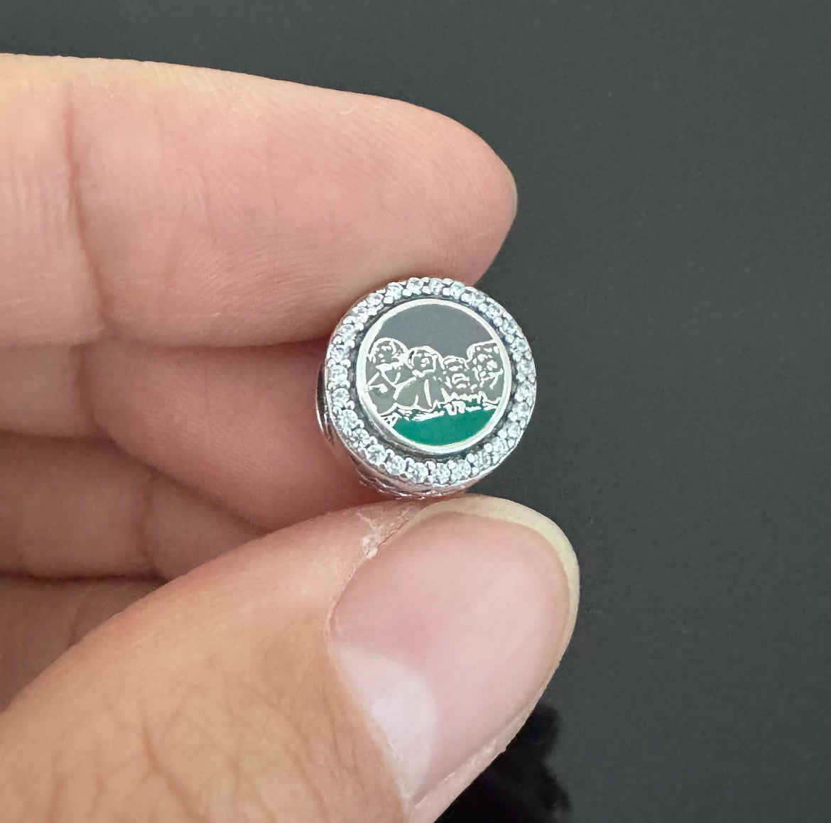 Pandora Mount Rushmore South Dakota State Exclusive Round Signet Charm