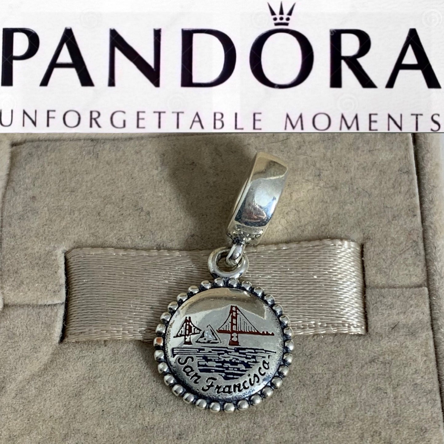 Pandora City of San Francisco Exclusive Dangle Moments Charm