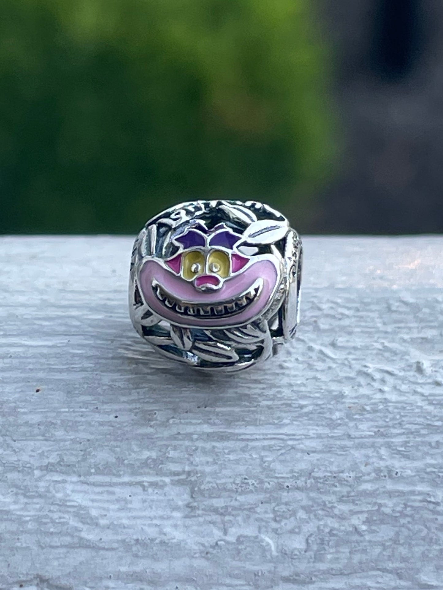 Pandora Disney Paris Exclusive Alice in Wonderland Openwork Cheshire Cat Charm