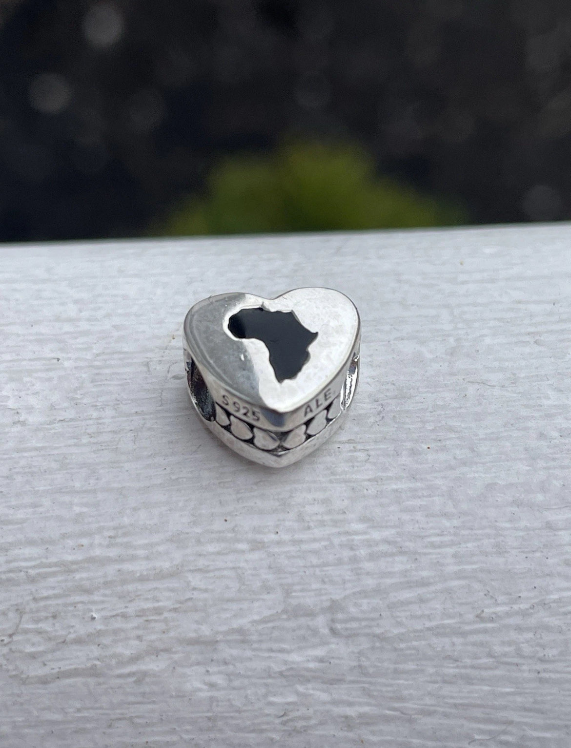 Rare Pandora South Africa Country Exclusive Heart Charm