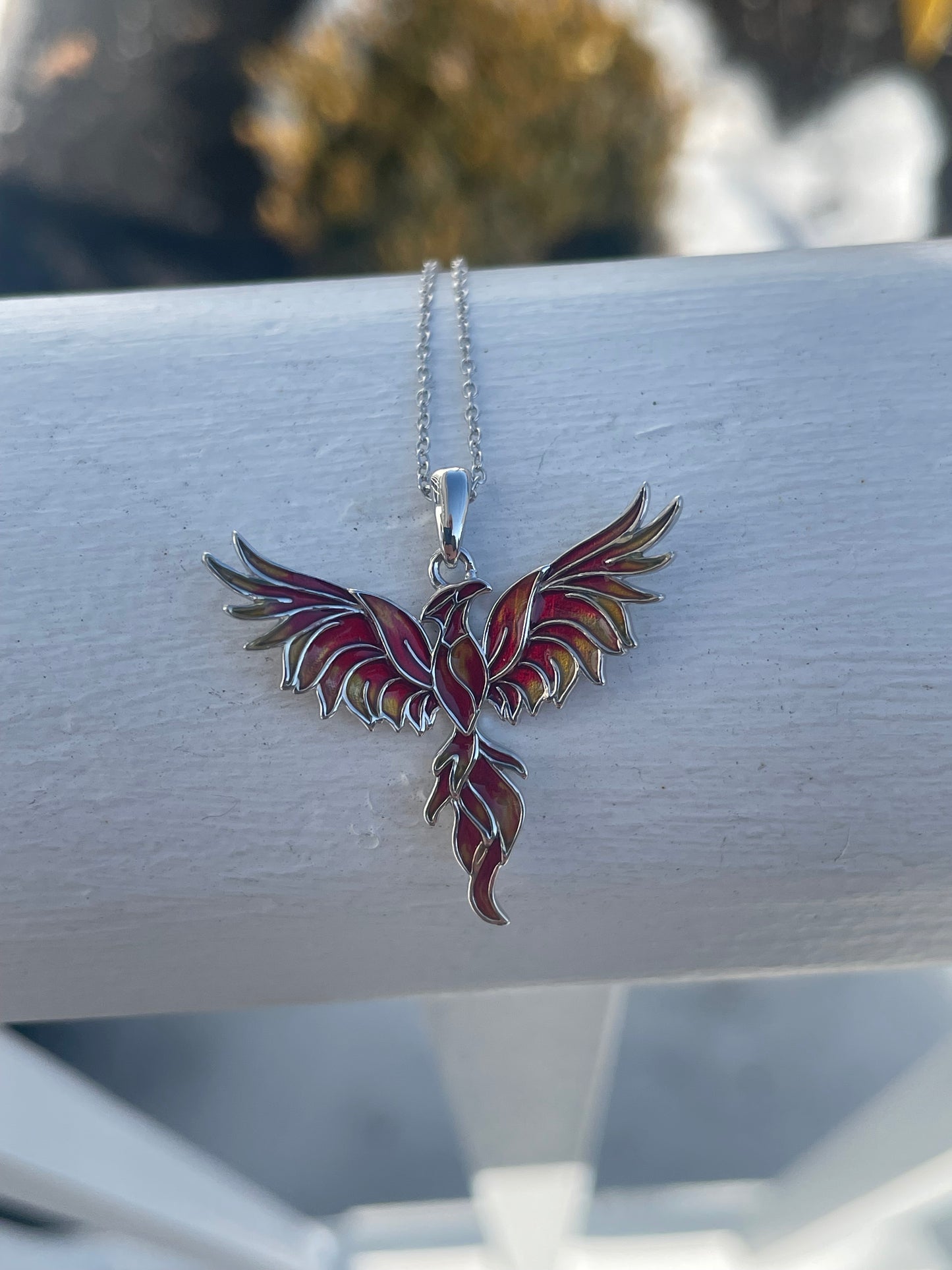 925 Sterling Silver Rise of the Phoenix Necklace