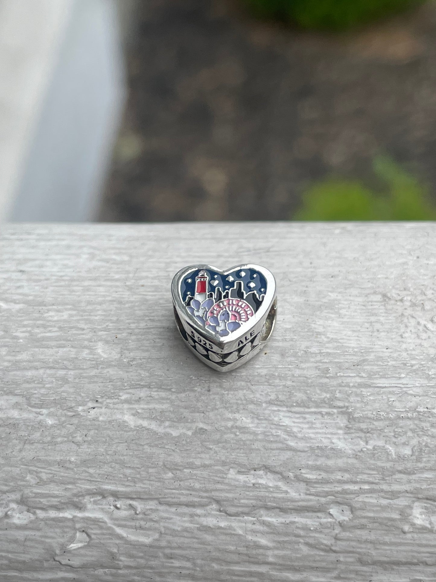 Pandora NJ Exclusive Jersey Girl New Jersey Scenic Travel Heart Charm