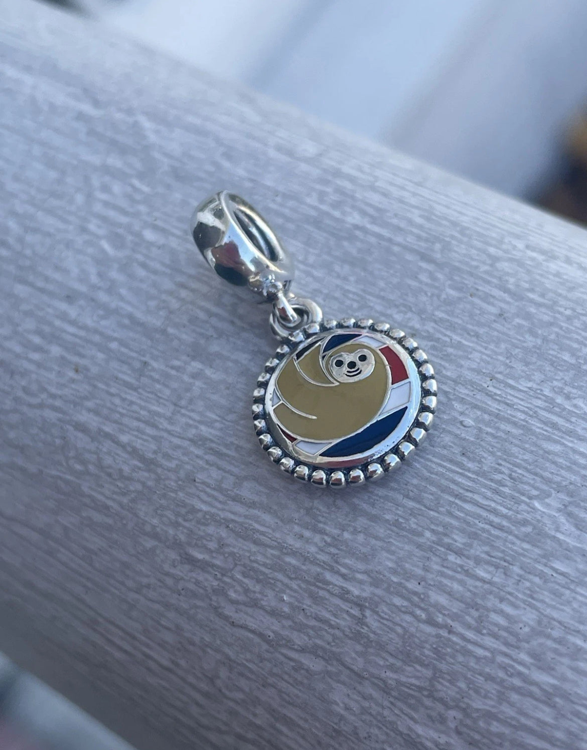 Pandora Costa Rica Country Exclusive Sloth Travel Dangle Charm