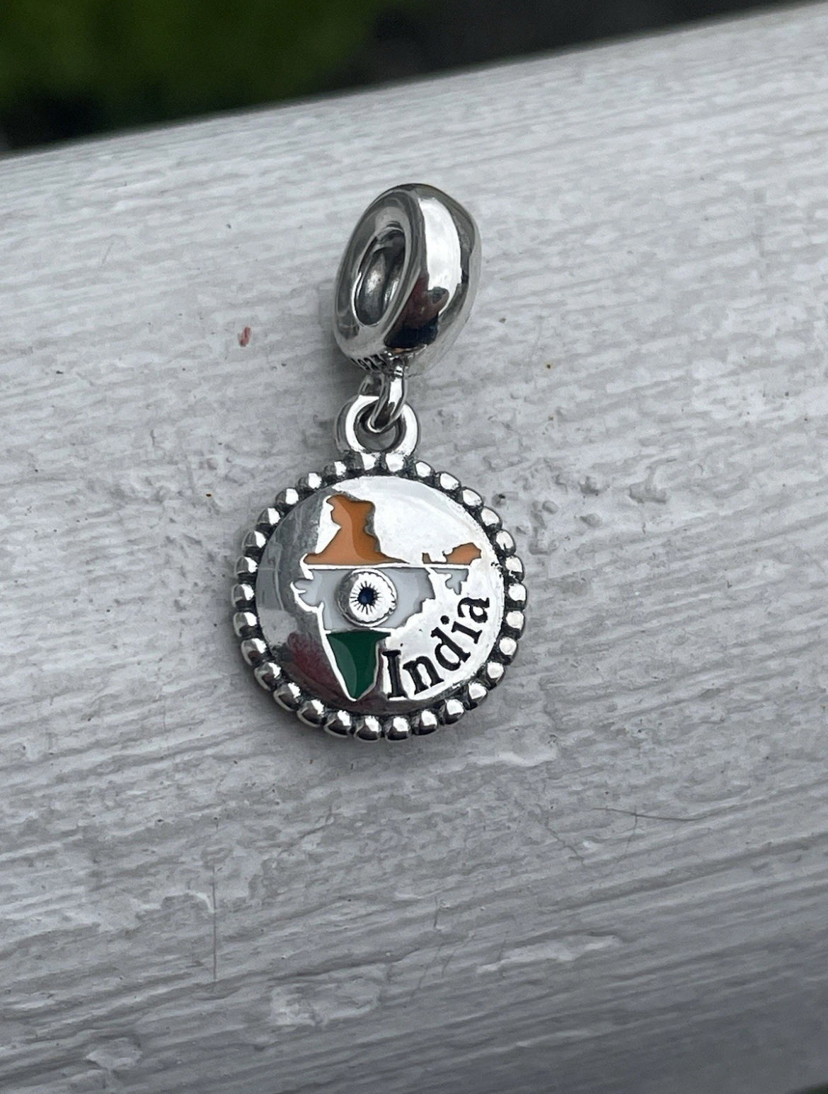 Pandora India Map Flag Country Exclusive Dangle Charm
