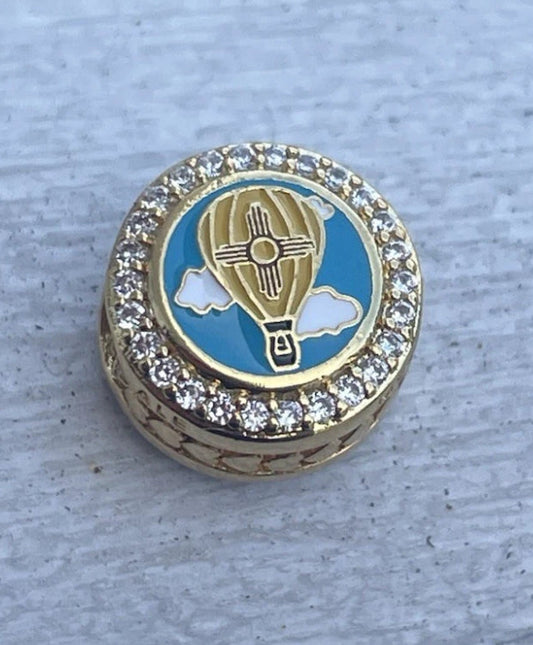Pandora New Mexico State Exclusive Shine Gold Round Signet Charm