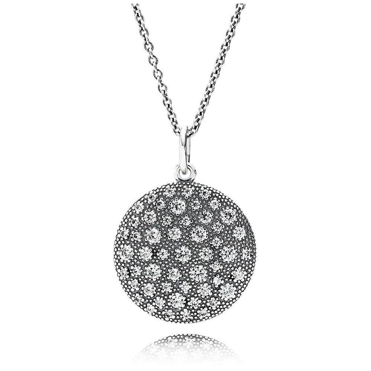 Pandora Cosmic Stars Clear Cubic Zirconia Necklace 390360CZ-90