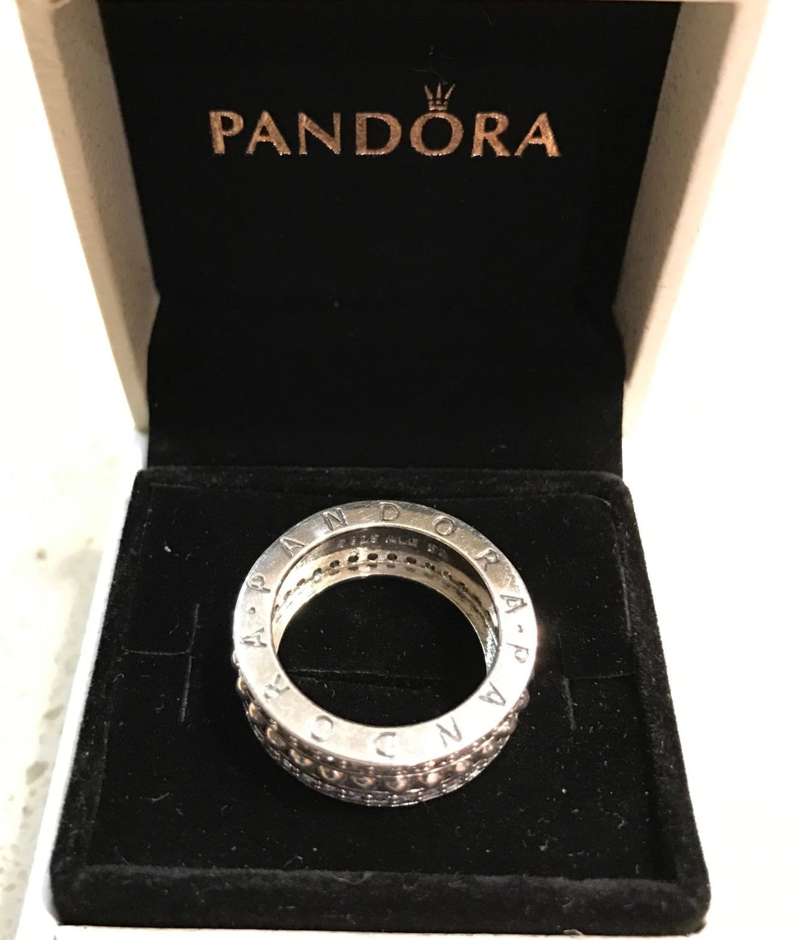 Pandora Forever Band Ring Size 10.5