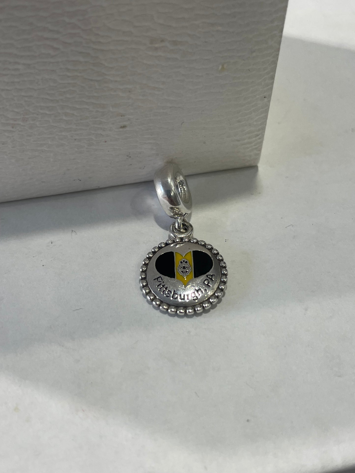 Pandora Pittsburgh Pennsylvania Exclusive Flag Dangle Charm