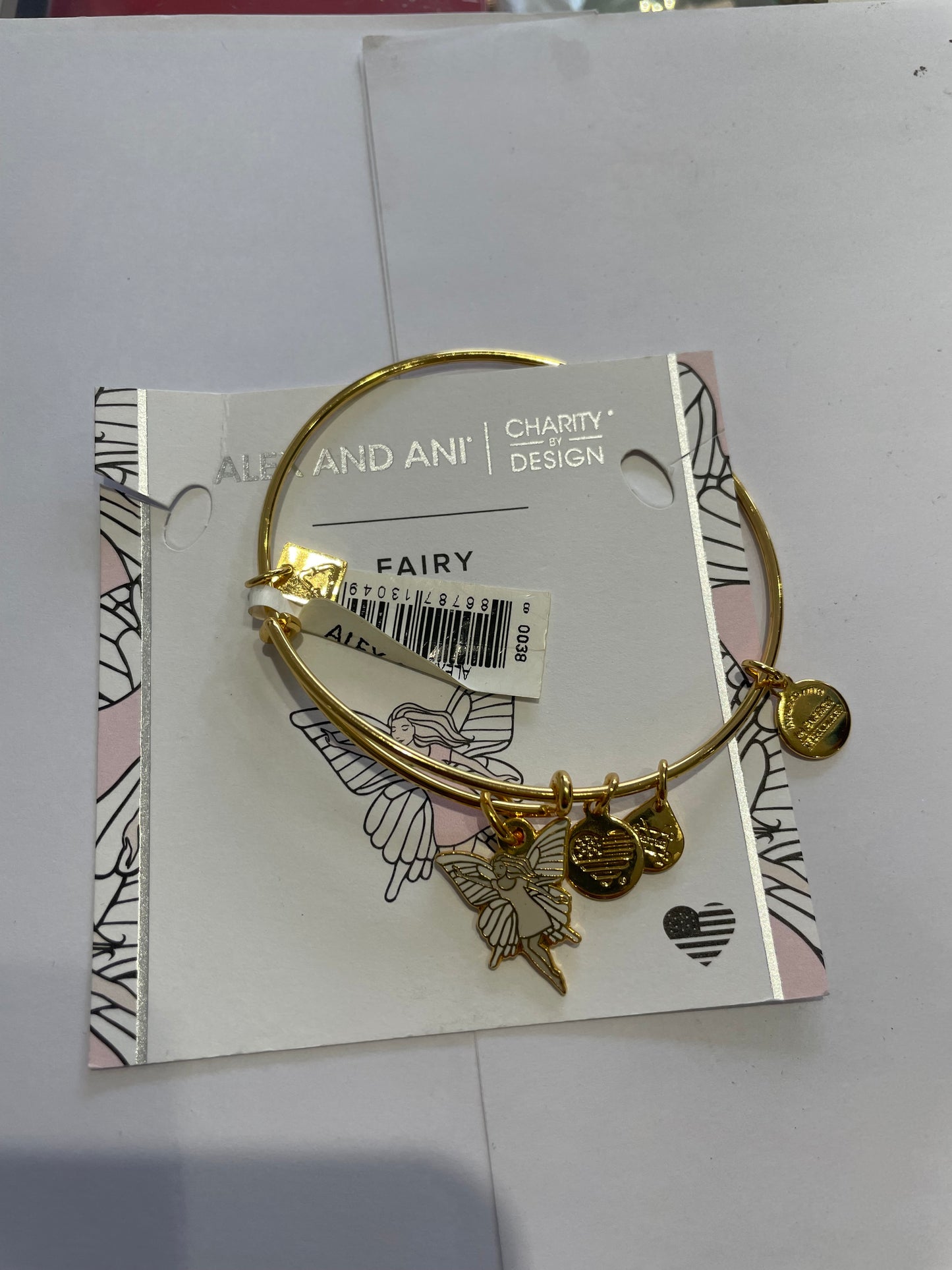 Alex and Ani Fairy Gold Color Bracelet
