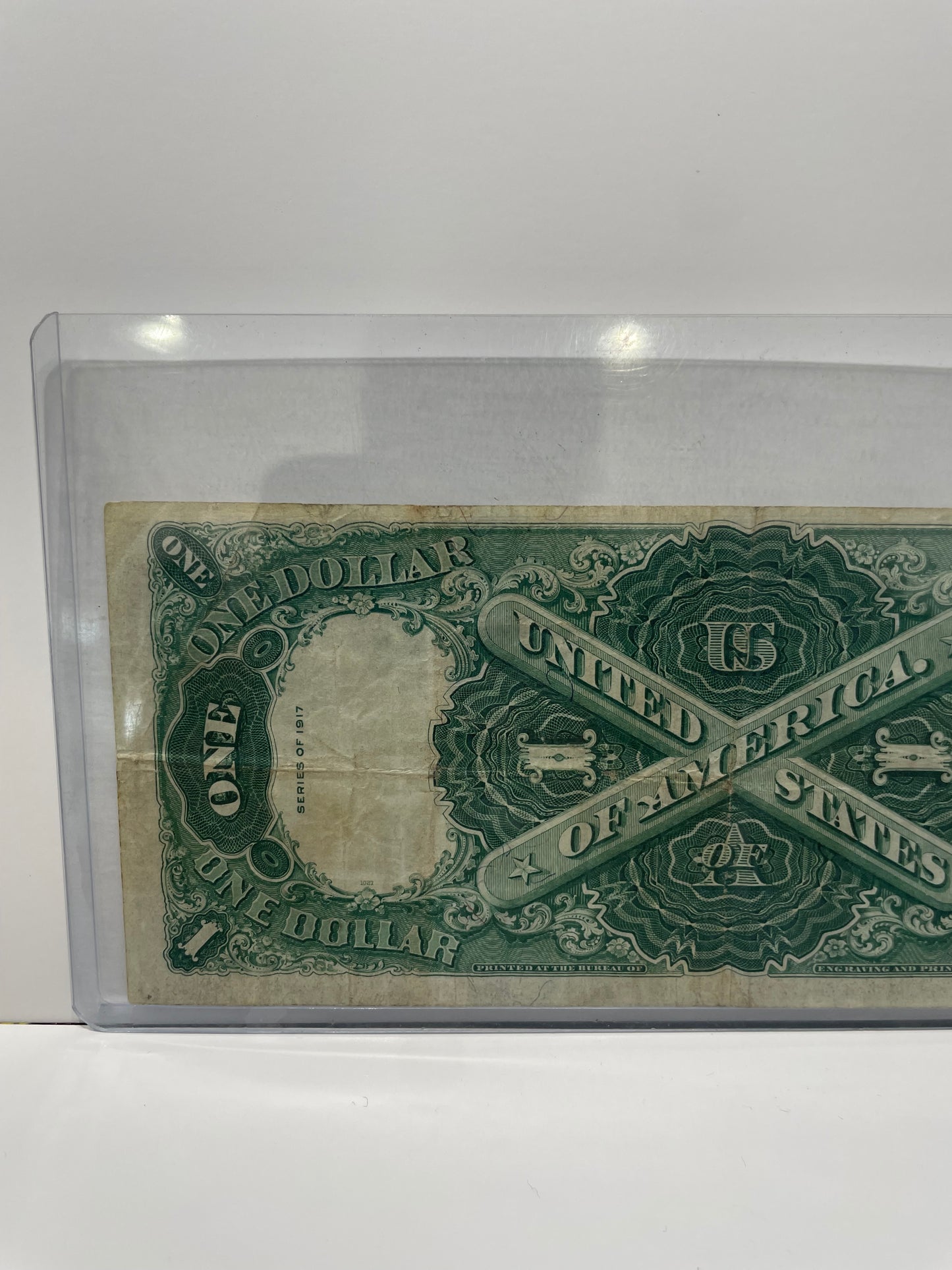 1917 U.S. Large $1 Bill Note
