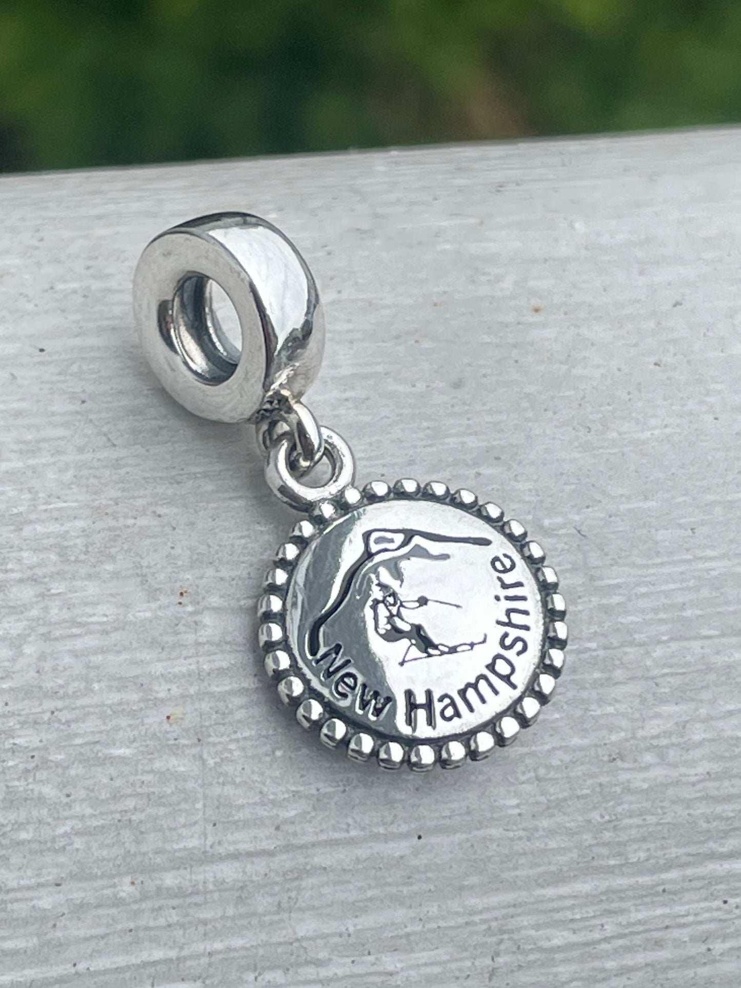 Pandora New Hampshire Exclusive Ski Vacation Travel Dangle Charm
