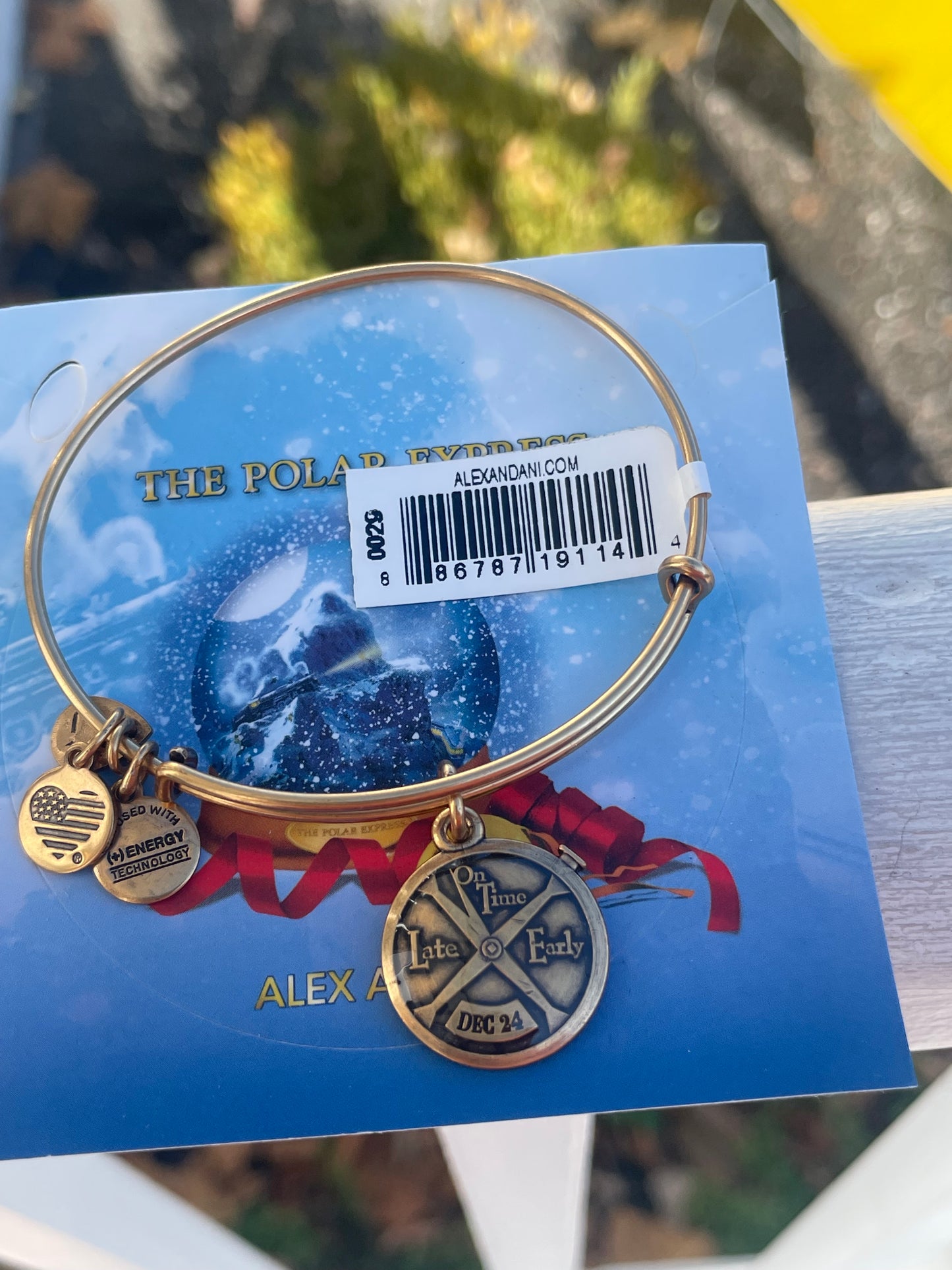 Alex & Ani Polar Express Bracelet Goldtone NWT
