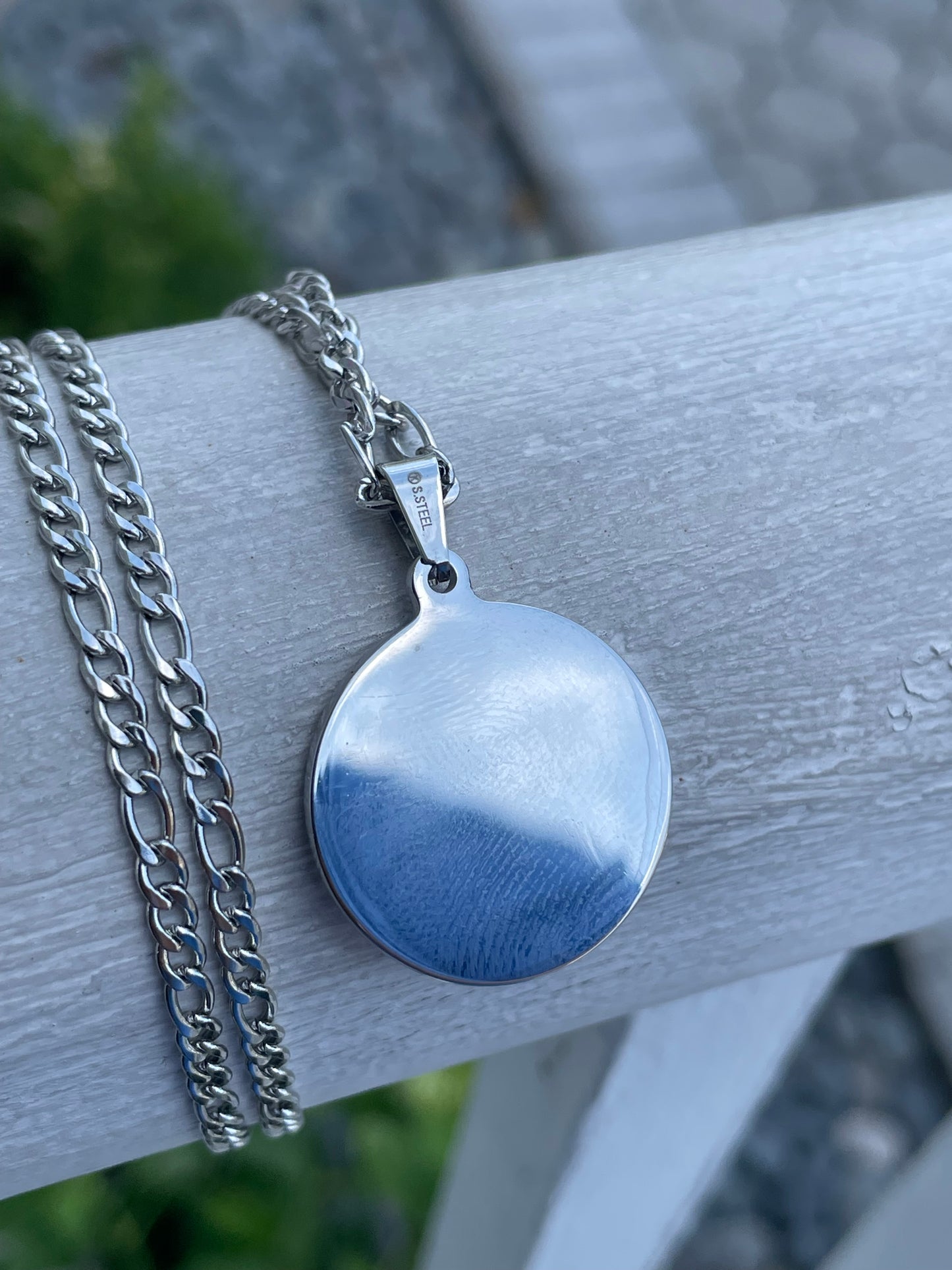 Stainless Steel Compass Necklace