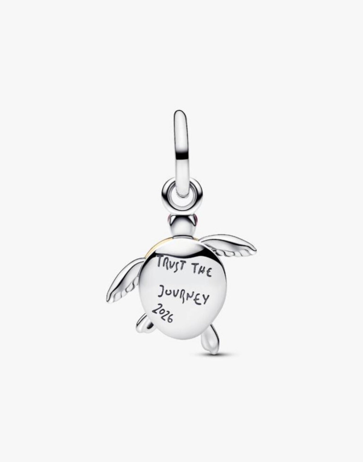 Pandora Lab Diamond Pink Sea Turtle Charm 764432C01