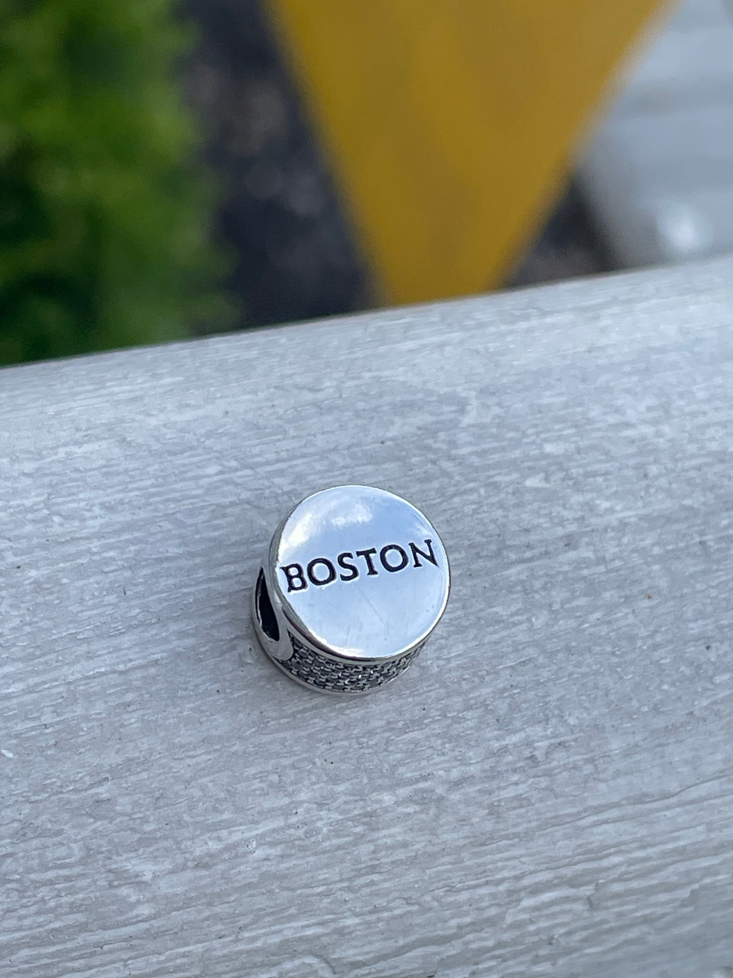 Pandora Boston Massachusetts Exclusive Round Signet Travel Destination Charm