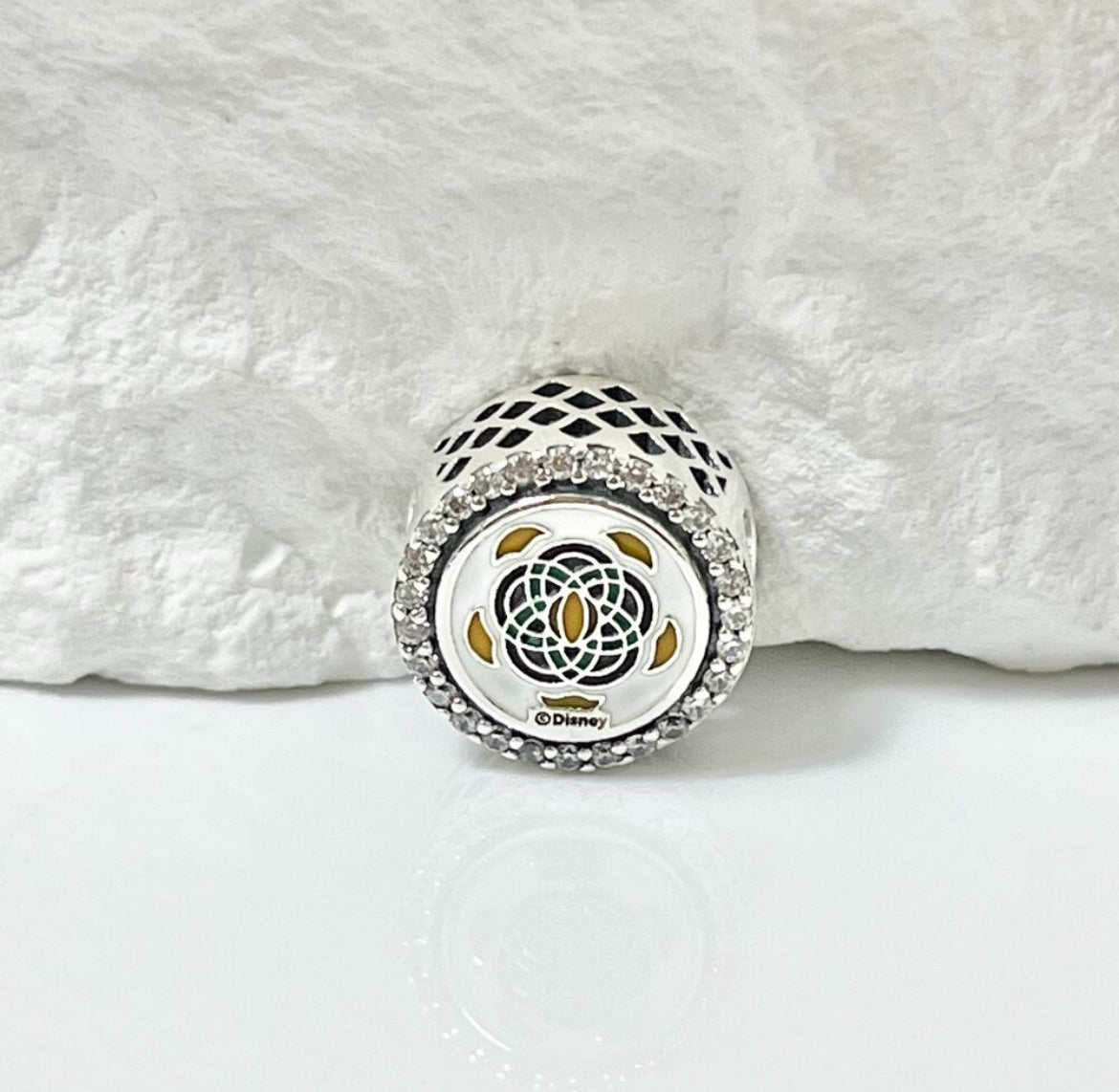 Pandora x Disney Parks Exclusive Imagine Logo Epcot Signet Charm