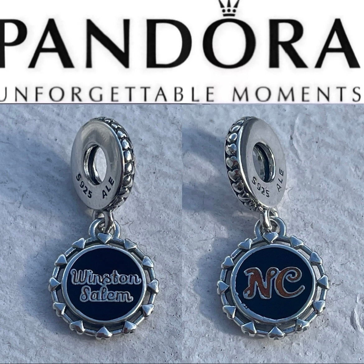 Pandora Winston Salem North Carolina Exclusive Vacation Destination Beach Travel Dangle Charm