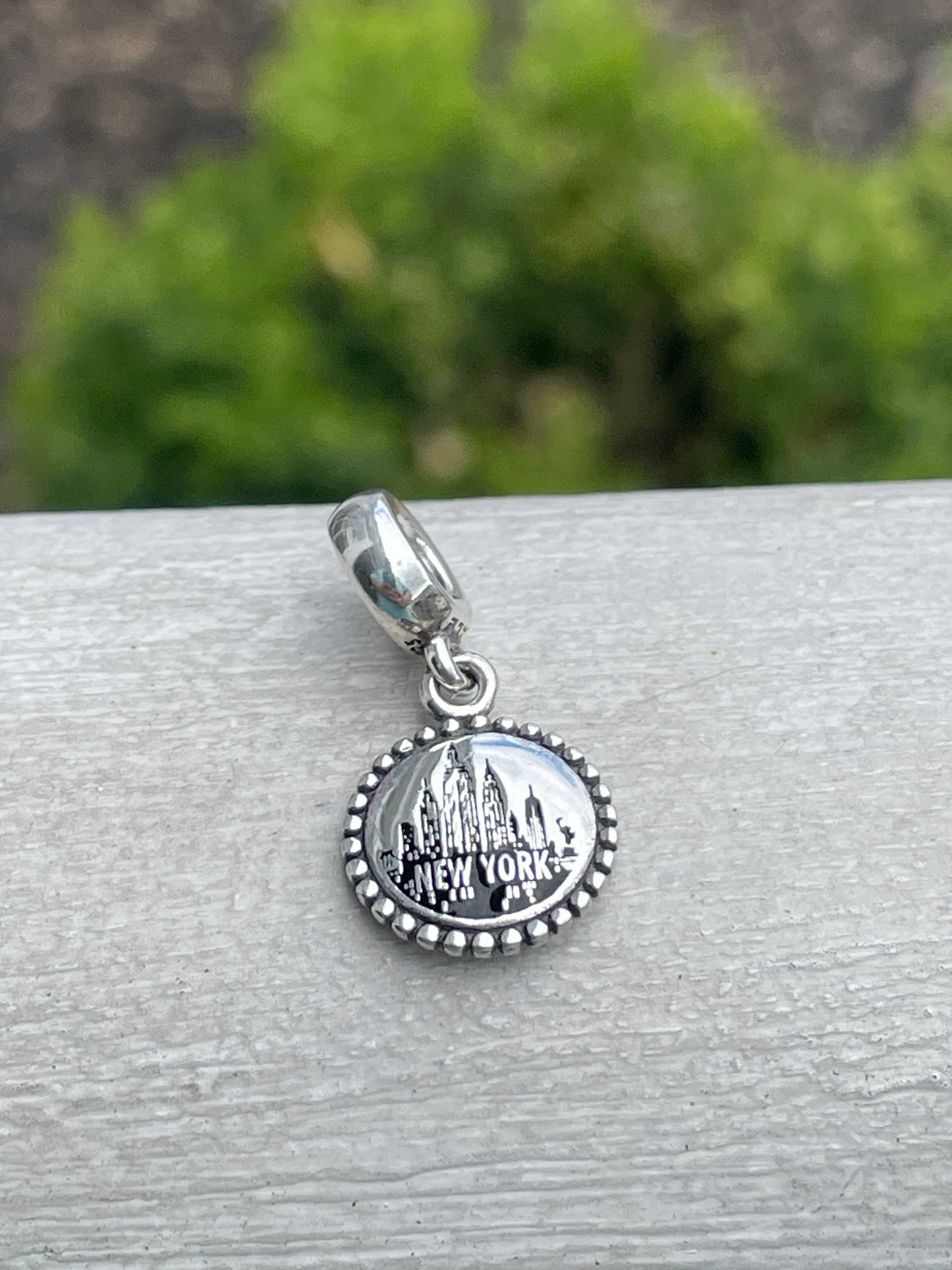 PANDORA New York City NYC Dangle Moments Charm