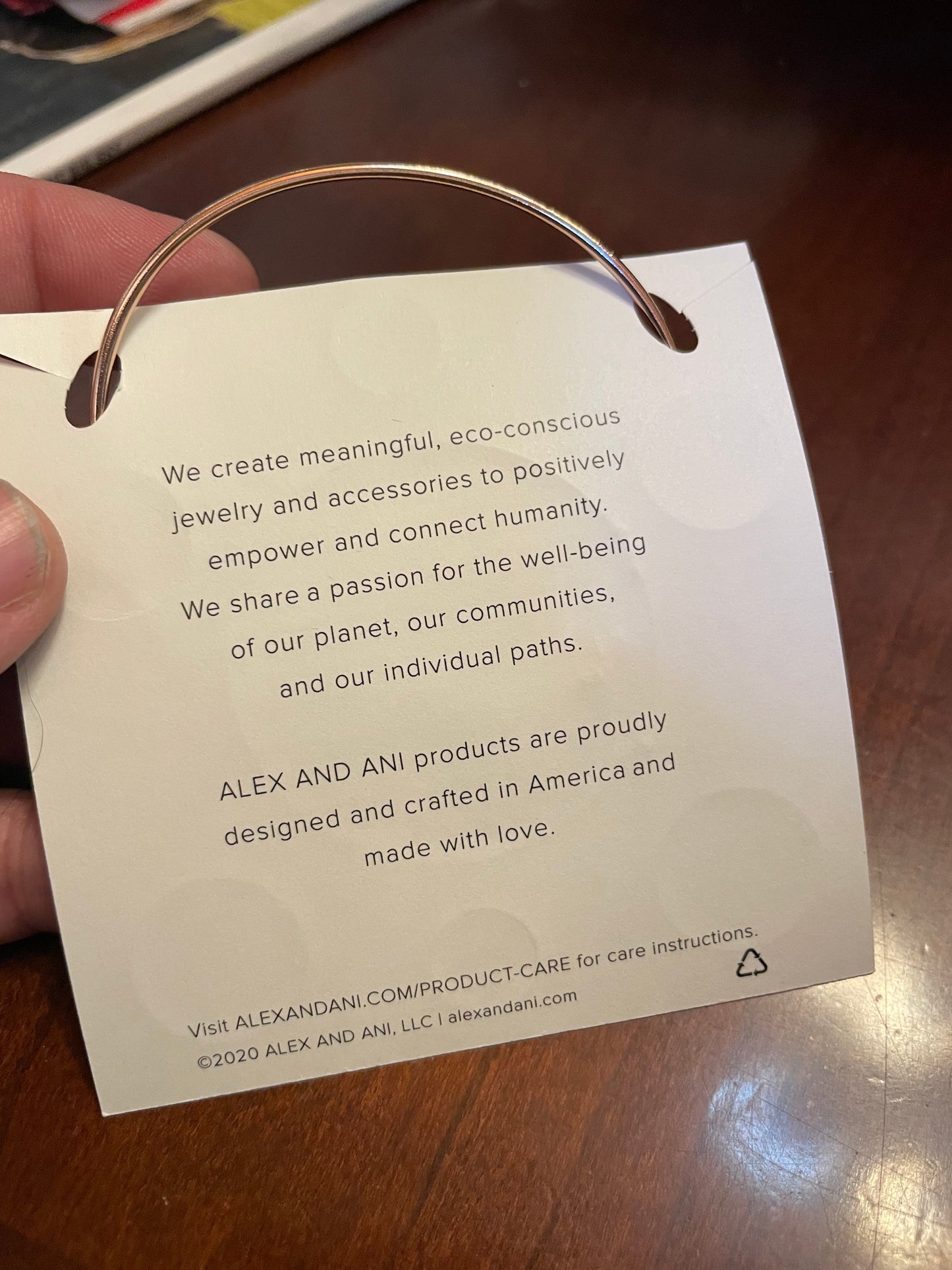 Alex & Ani "Love Muffin" Charm Bracelet Rose-Gold Finish Bangle I Love You A Latte
