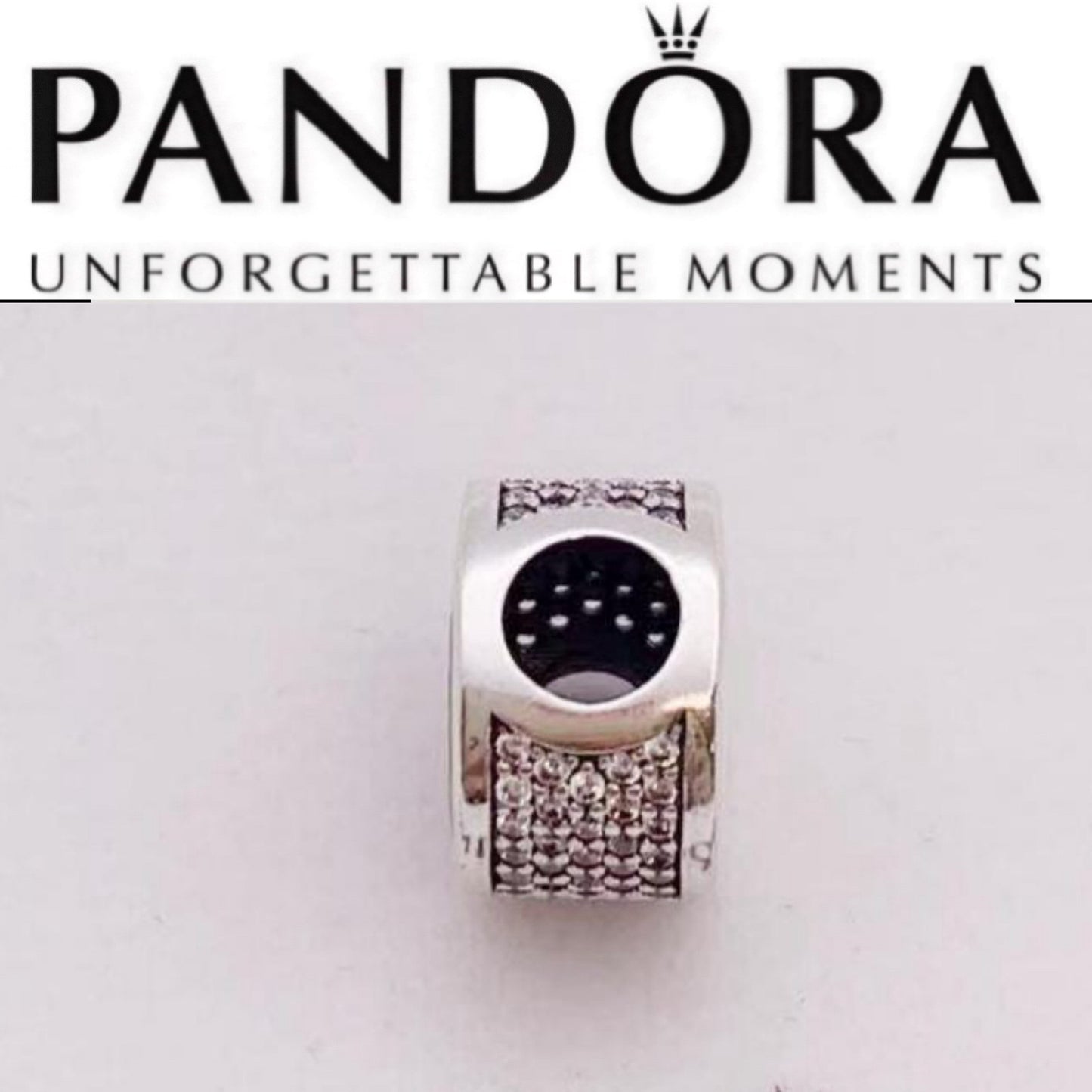 Pandora Muppets Kermit the Frog Round Signet Charm - New in Box