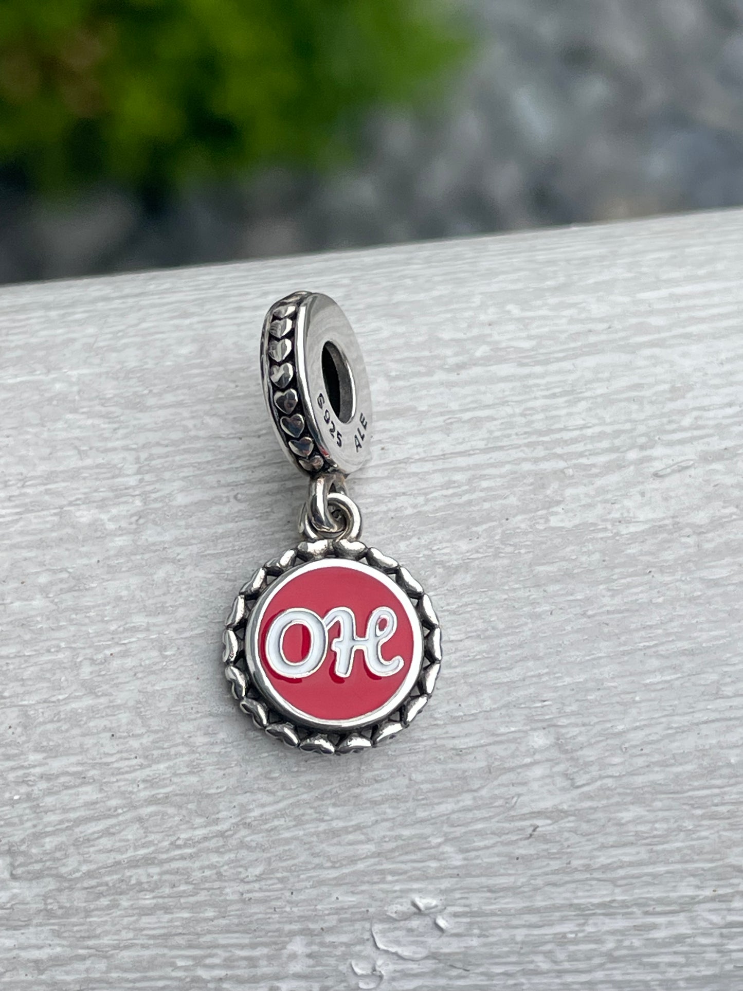 Pandora Ohio State Exclusive Travel Dangle Charm
