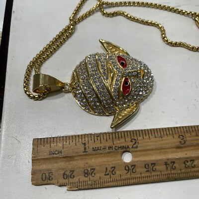 Dragon Ball Z Gold Plated Stainless Steel Piccolo Character Necklace