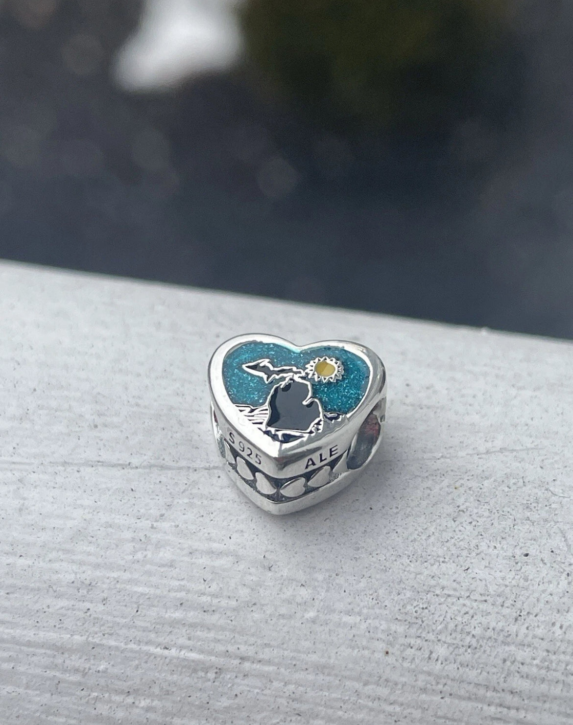 Pandora Michigan State Exclusive Travel Destination Heart Charm