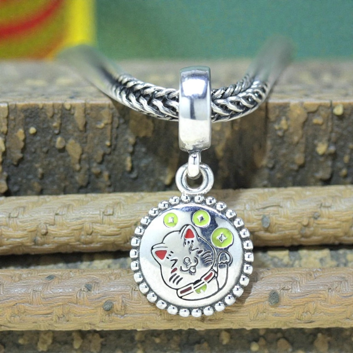 Pandora China Exclusive Lucky Cat Dangle Moments Charm