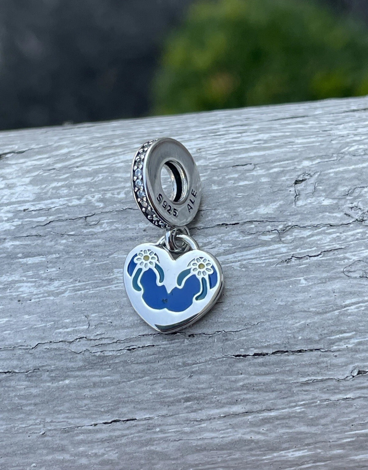 Pandora Myrtle Beach South Carolina State Exclusive Destination Travel Dangle Heart Charm