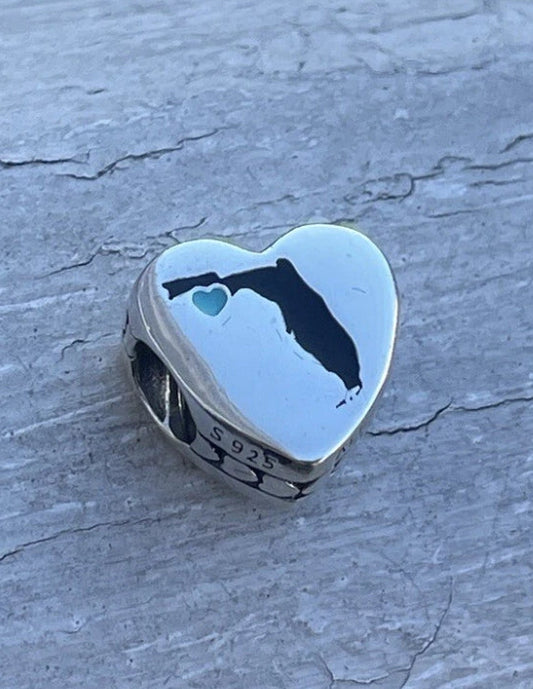 Pandora Panama City Florida State Exclusive Heart Travel 850 Strong Charm