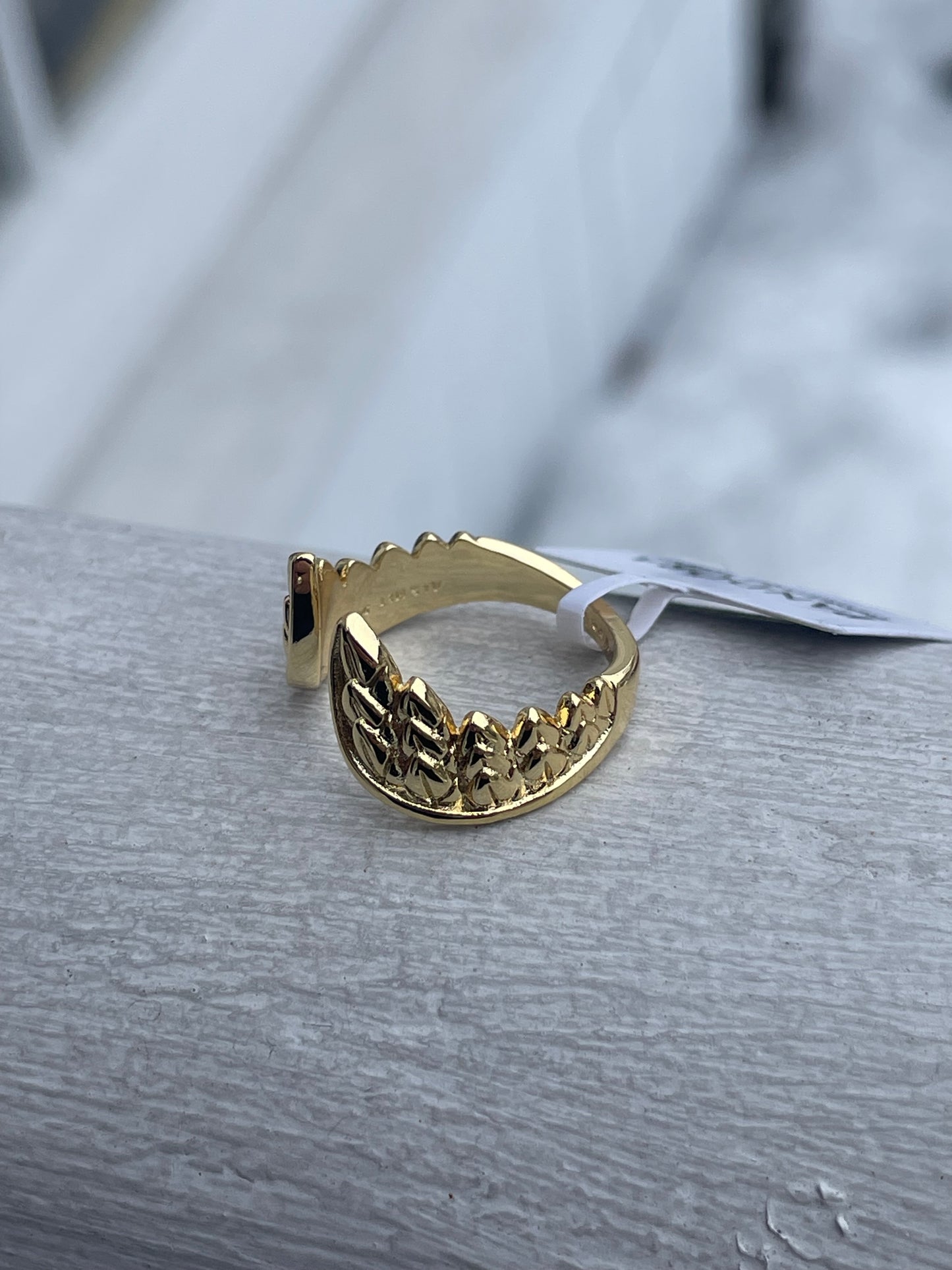 PANDORA MARVEL THOR WINGS GOLD-PLATED OPEN RING 164222C00
