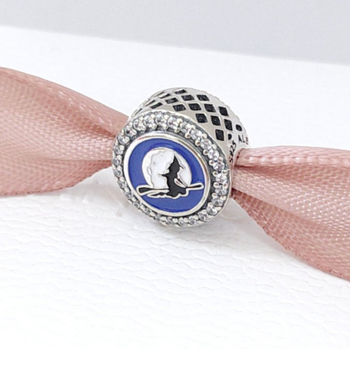 Pandora Salem Massachusetts Exclusive Bewitched Samantha Broomstick Button Charm