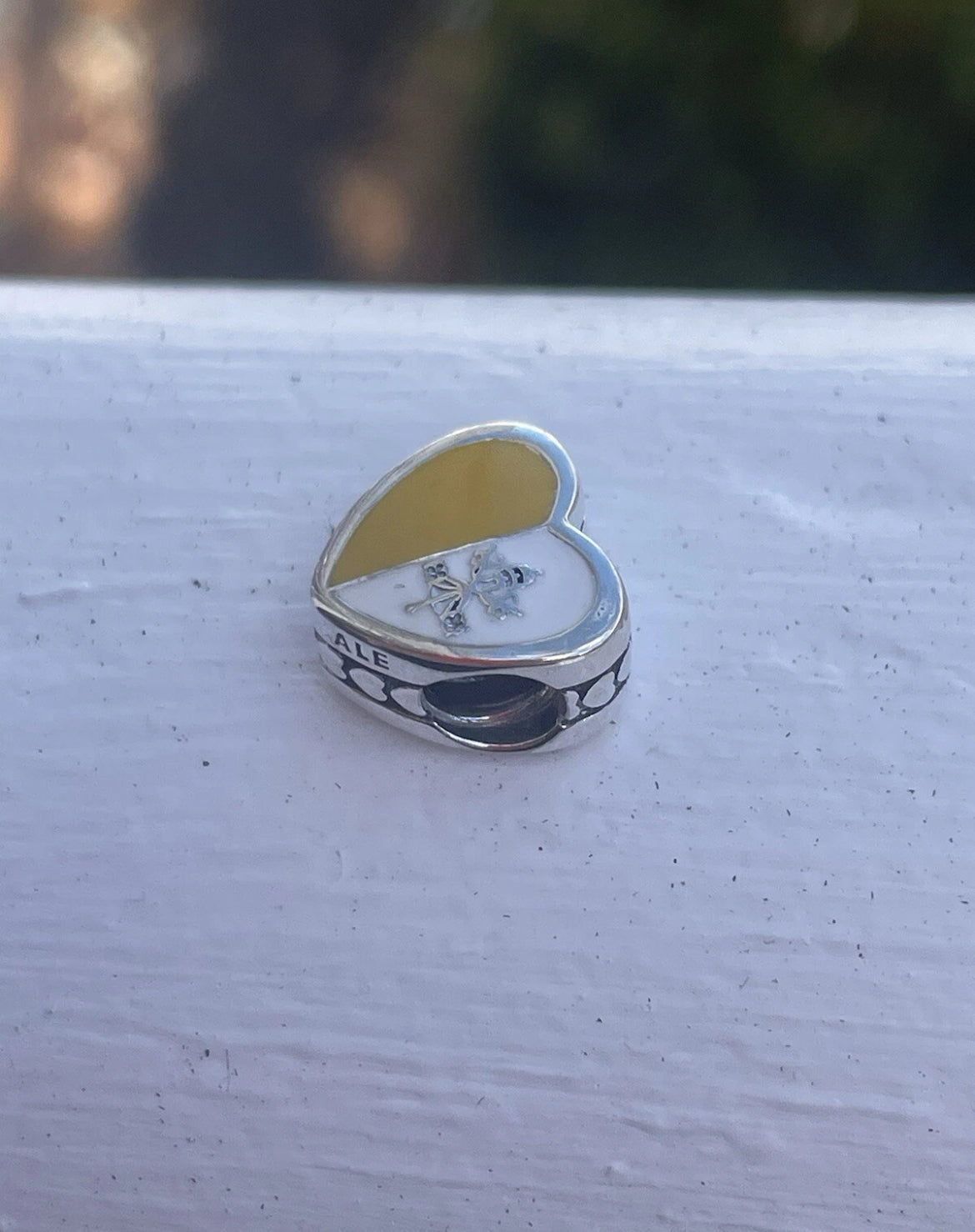 Pandora Vatican Exclusive Flag Heart Travel Charm