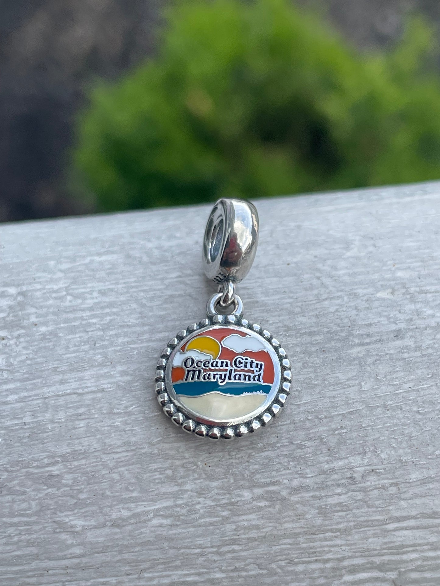 Pandora Ocean City Maryland State Exclusive Travel Destination Dangle Charm