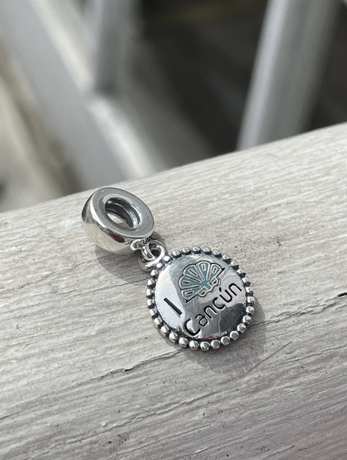 Pandora Cancun Mexico Exclusive Destination Vacation Travel Dangle Charm