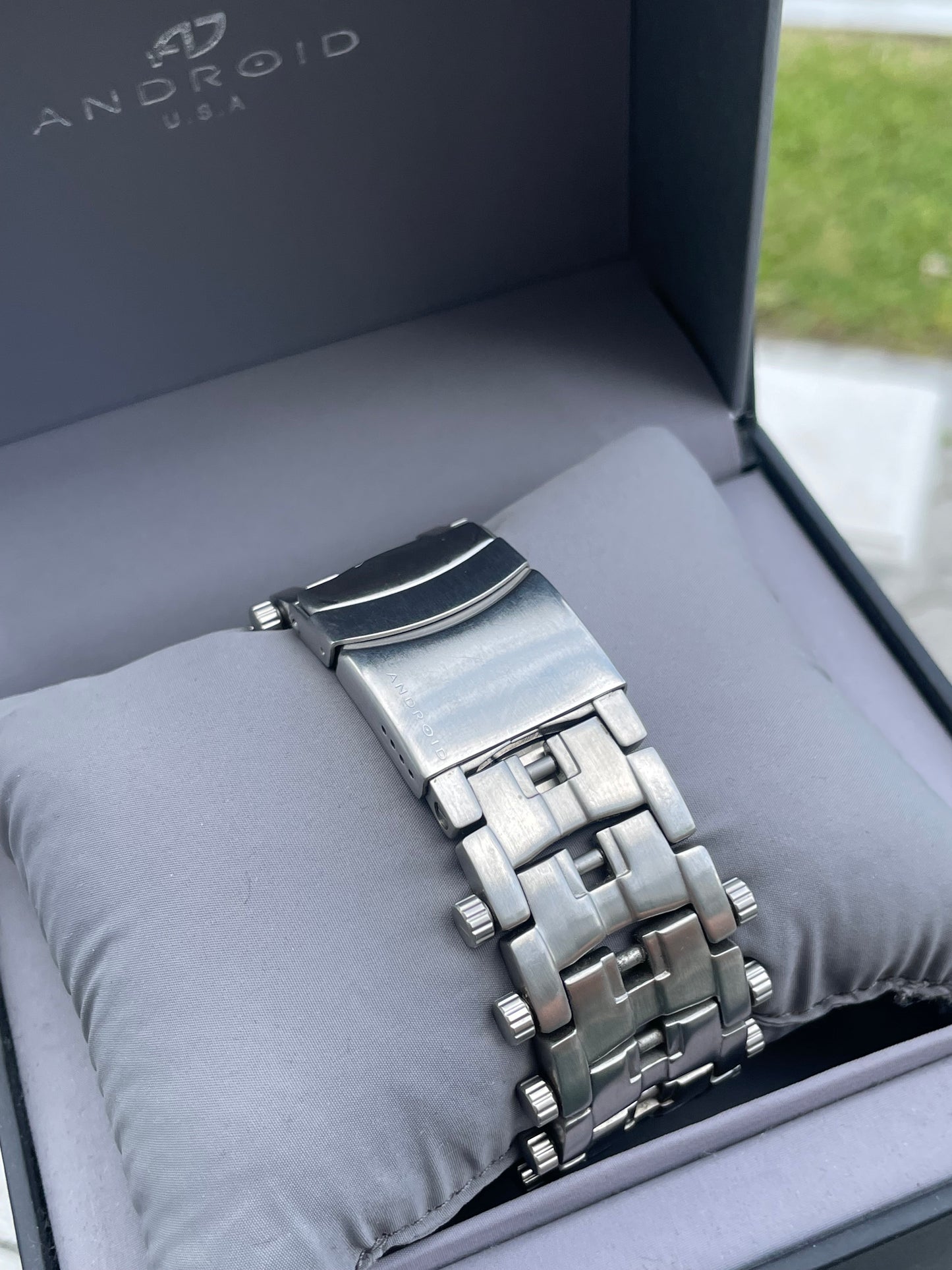 Stainless Steel Mens Android Millipede AD568 Watch