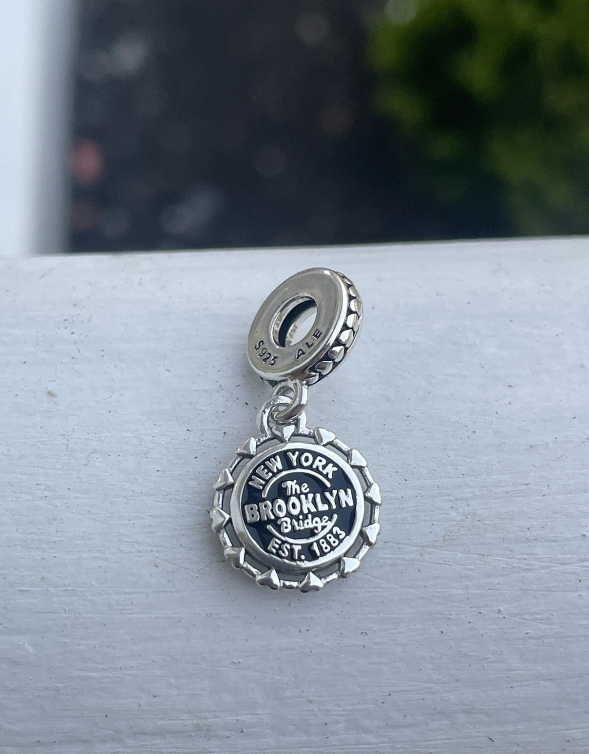 Pandora New York City Exclusive Brooklyn Bridge Dangle Charm