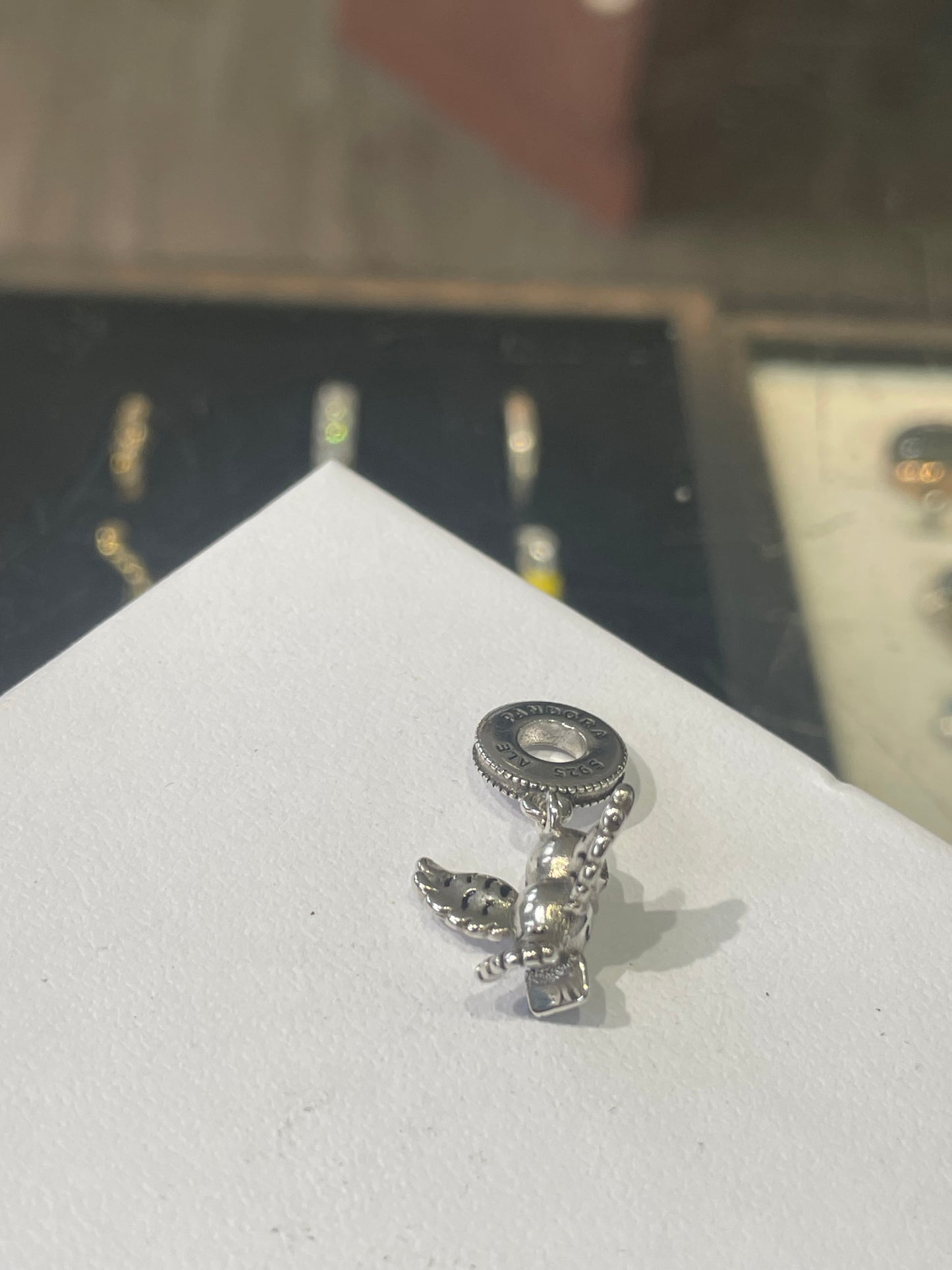 Pandora Harry Potter Hedwig Owl Dangle Charm