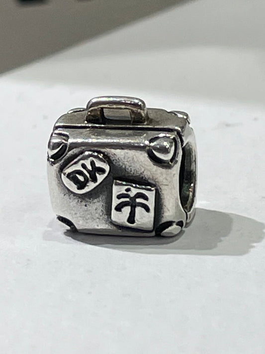 Retired Pandora Luggage Suitcase Travel Charm 790362