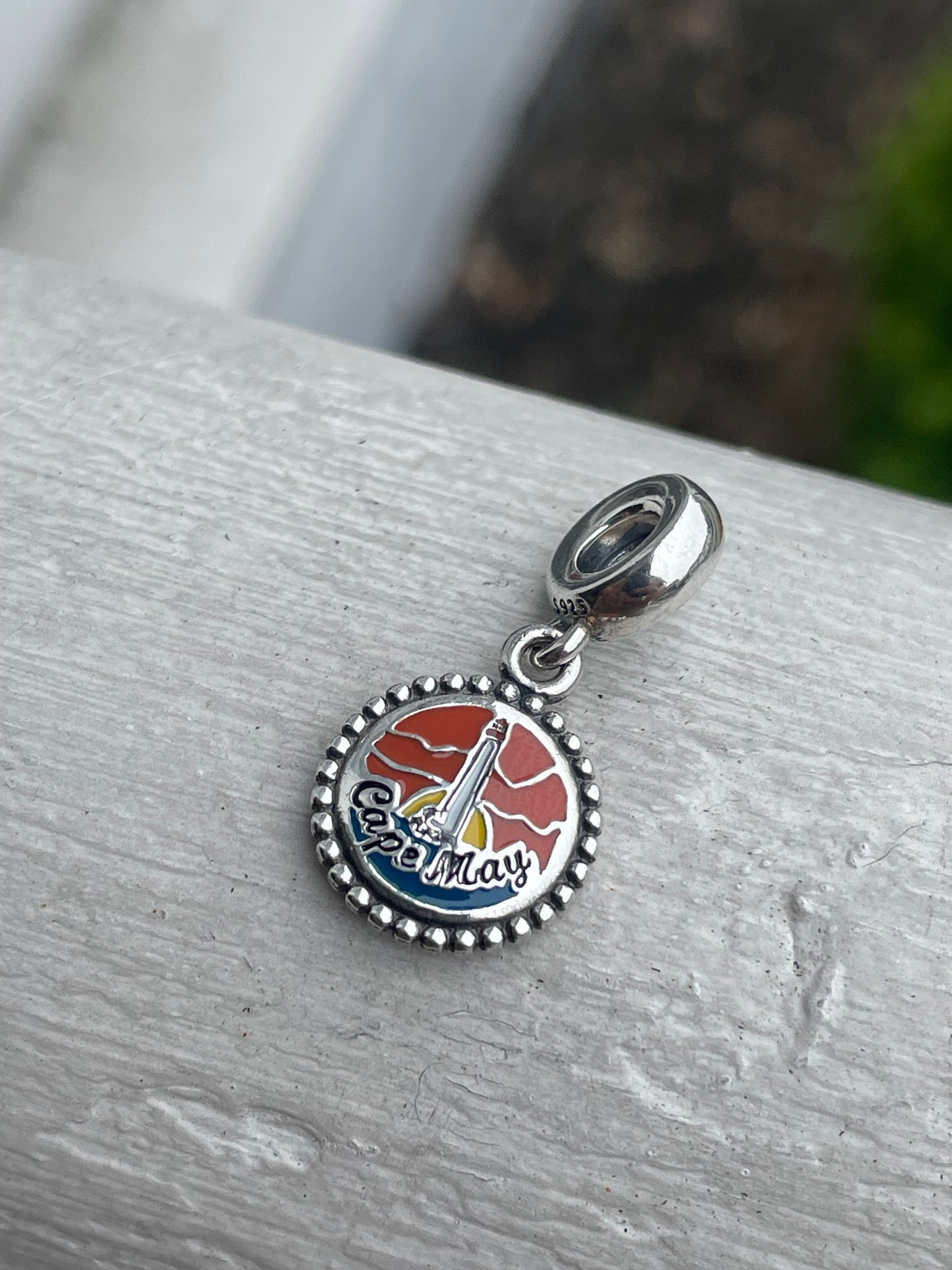 Pandora Cape May New Jersey State Exclusive Travel Beach Dangle Charm