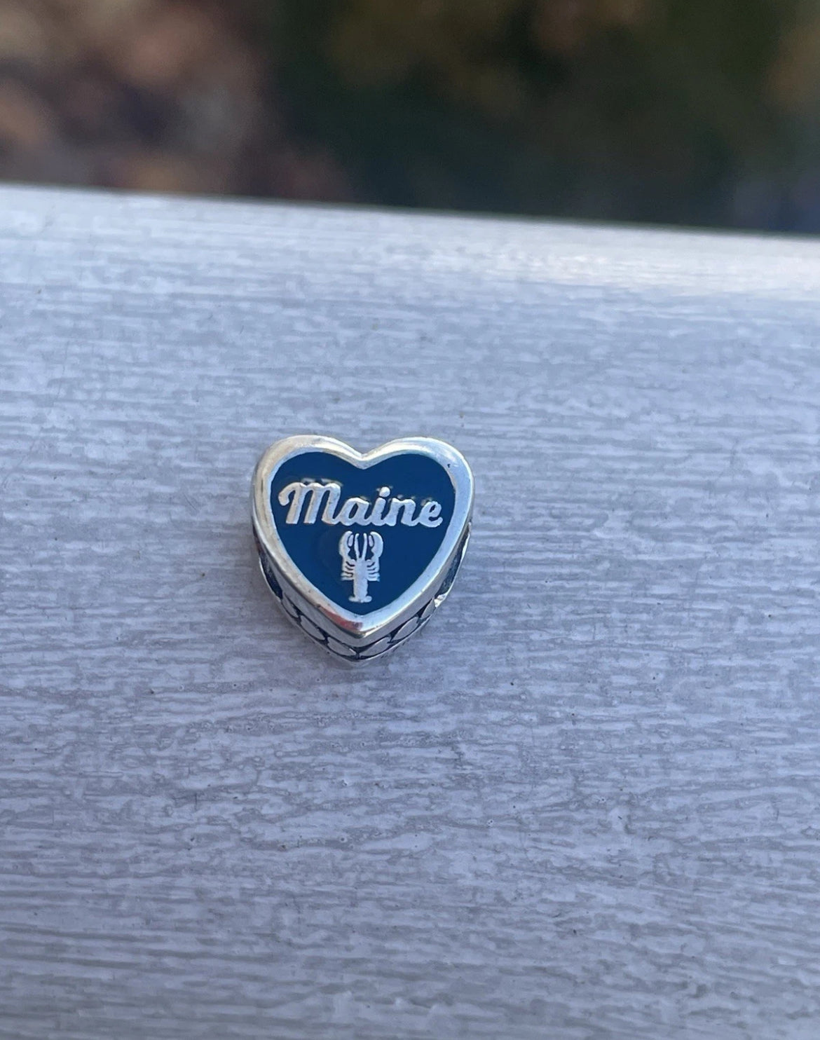 Pandora Maine Exclusive Scenic Travel Heart Charm