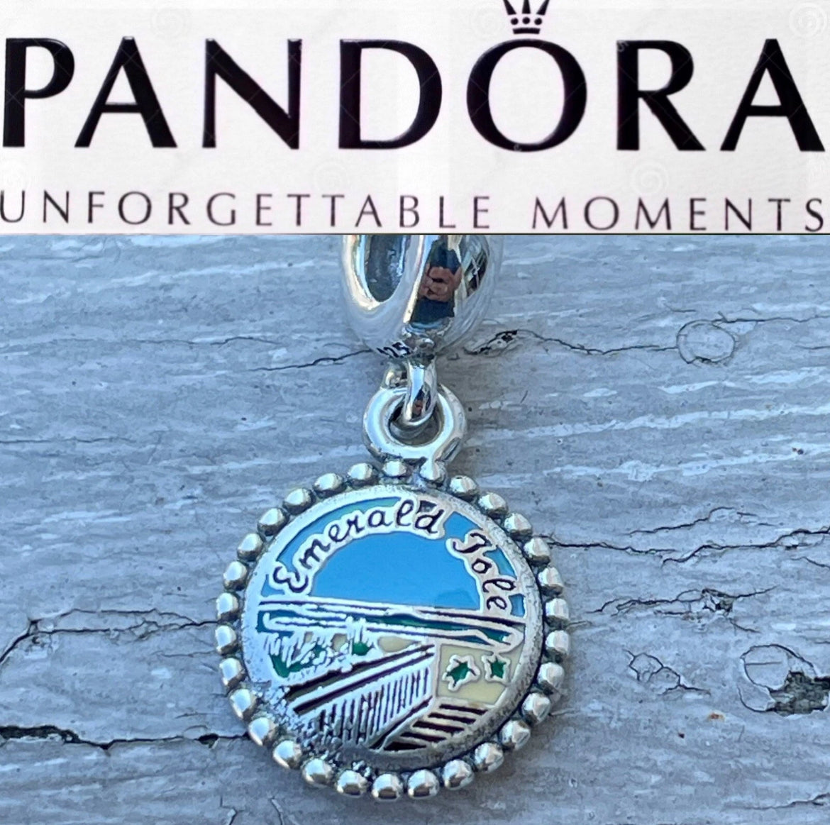 Pandora Emerald Isle North Carolina Exclusive Vacation Destination Beach Travel Dangle Charm