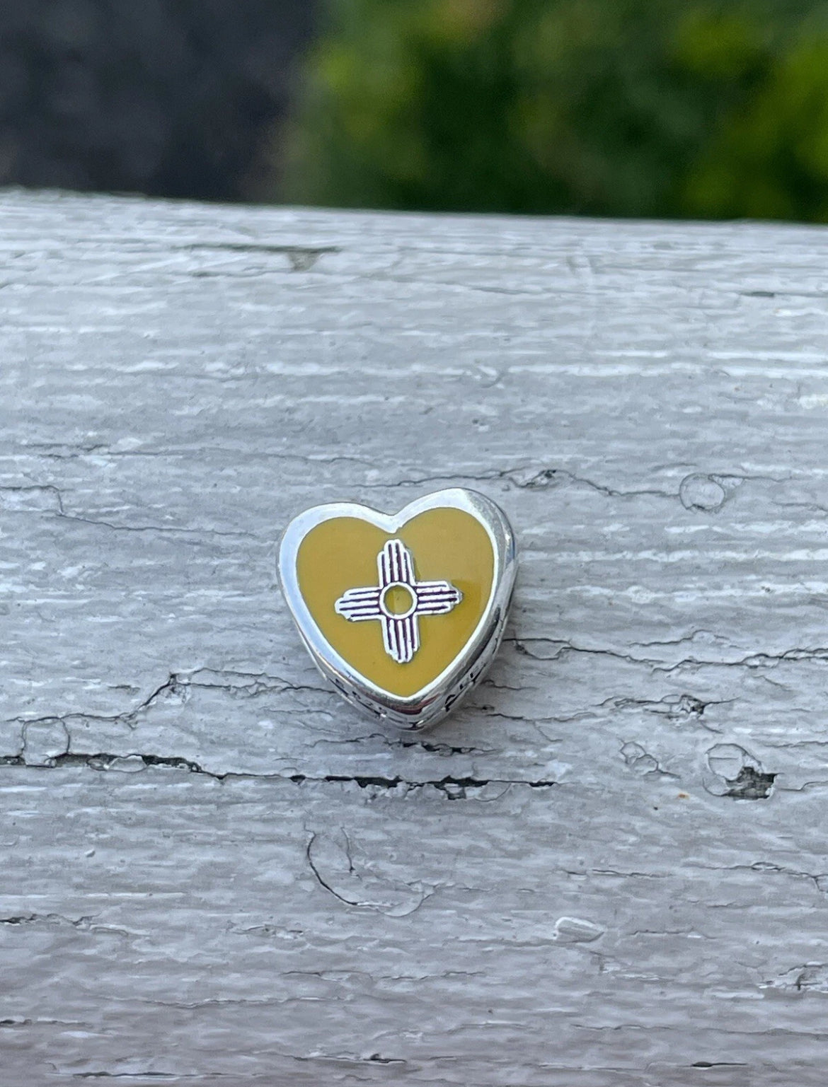 Pandora New Mexico State Flag Exclusive Heart Charm